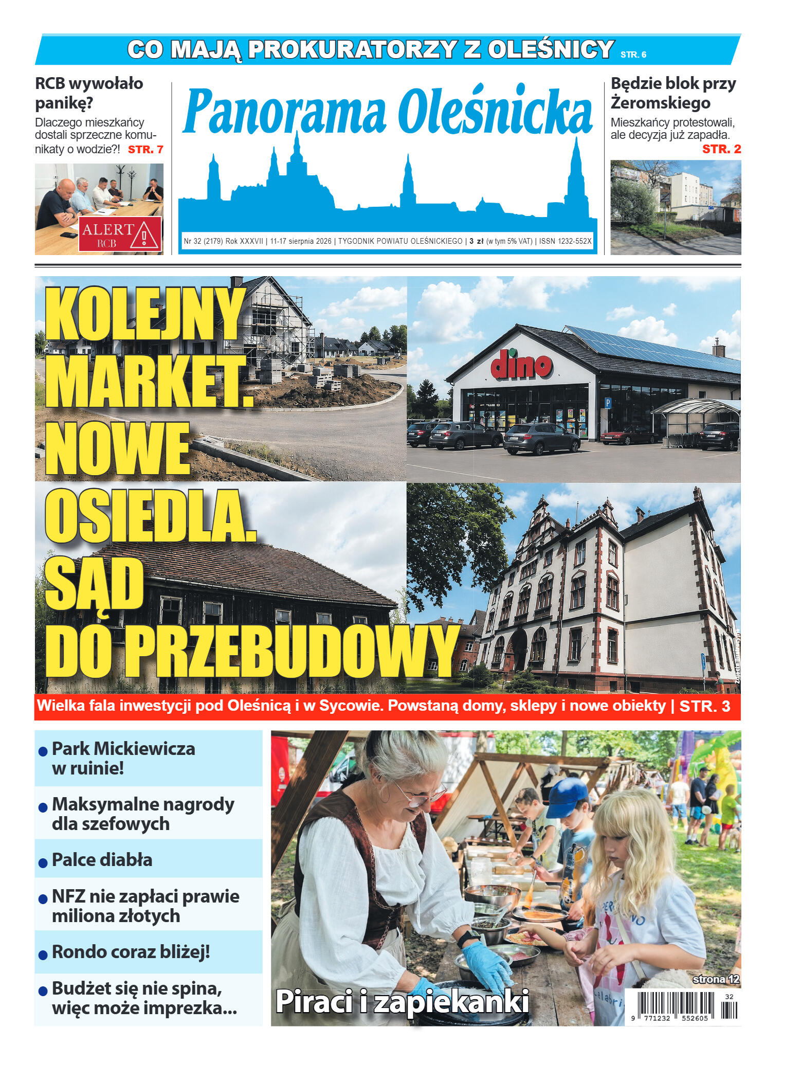 Panorama Oleśnicka nr 32 z 11 czerwca 2026 - strona 1