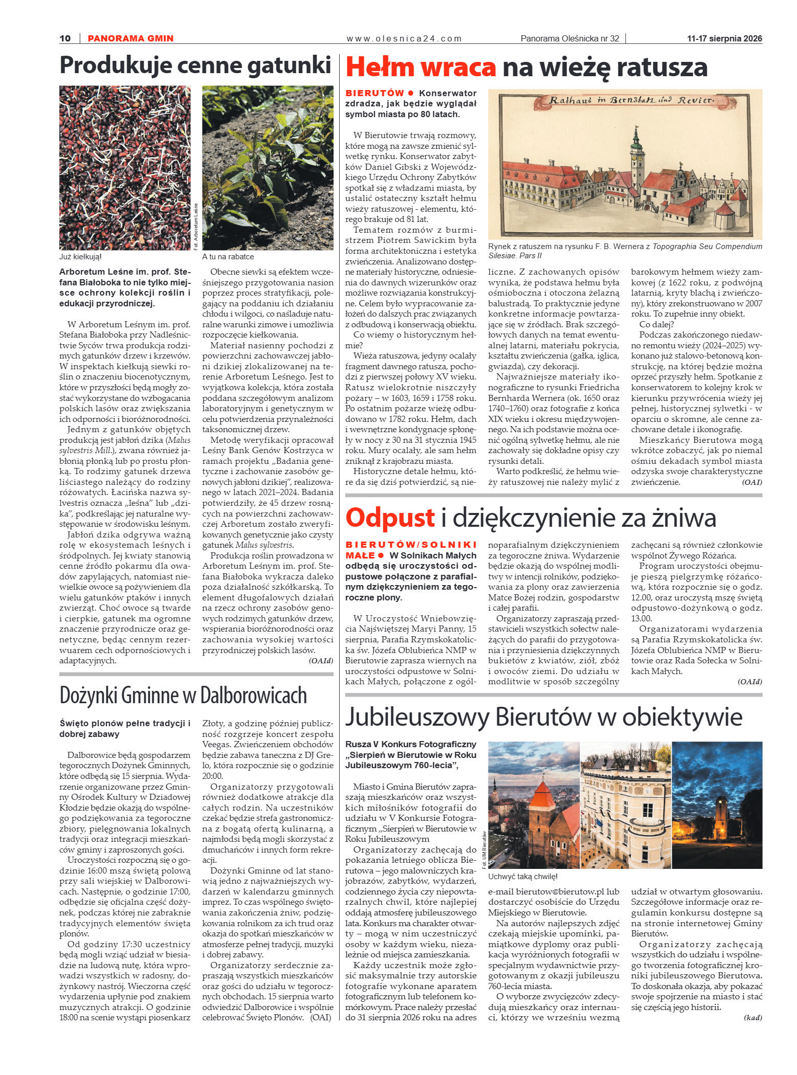 Panorama Oleśnicka nr 32 z 11 czerwca 2026 - strona 10