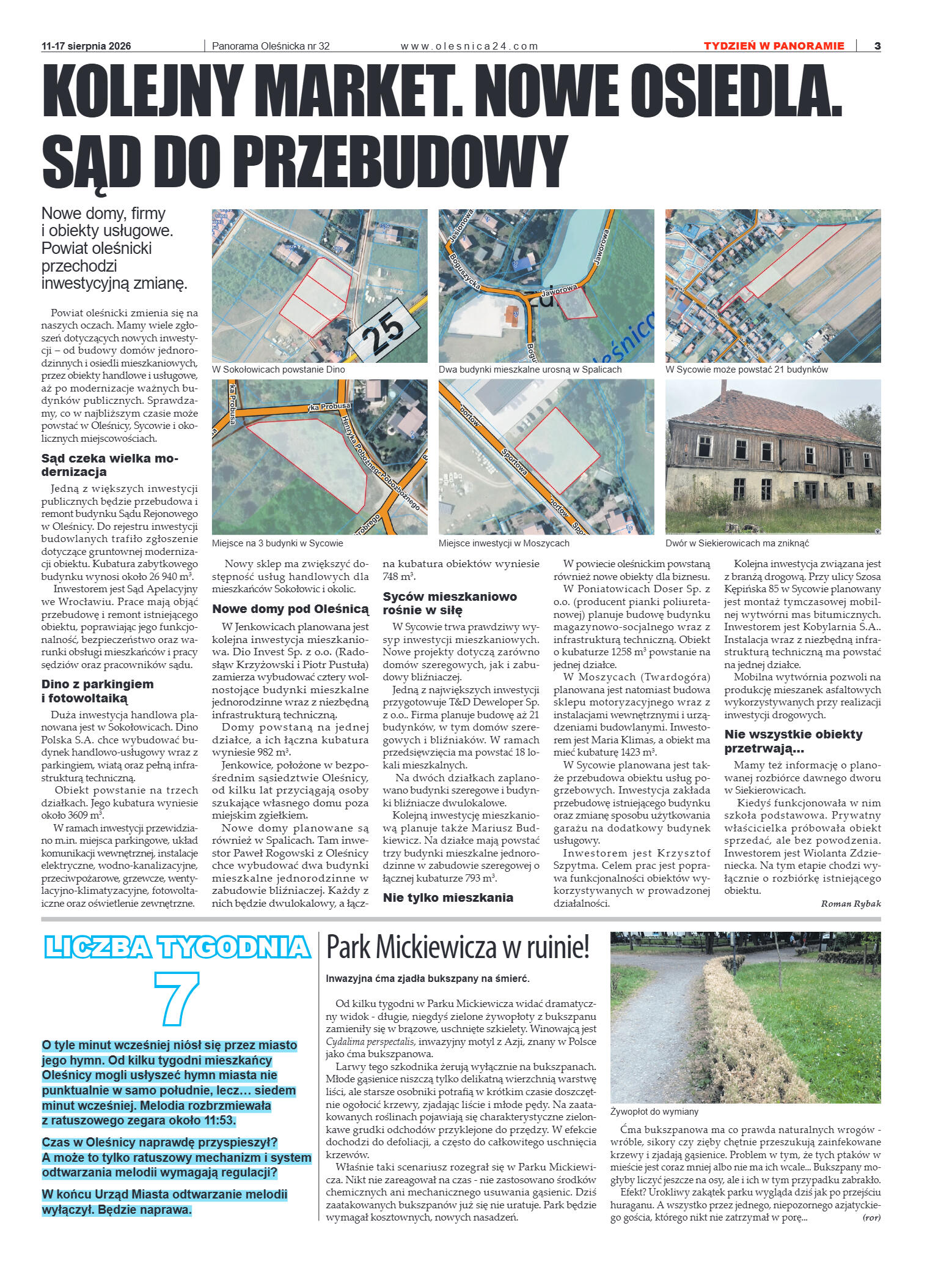 Panorama Oleśnicka nr 32 z 11 czerwca 2026 - strona 3