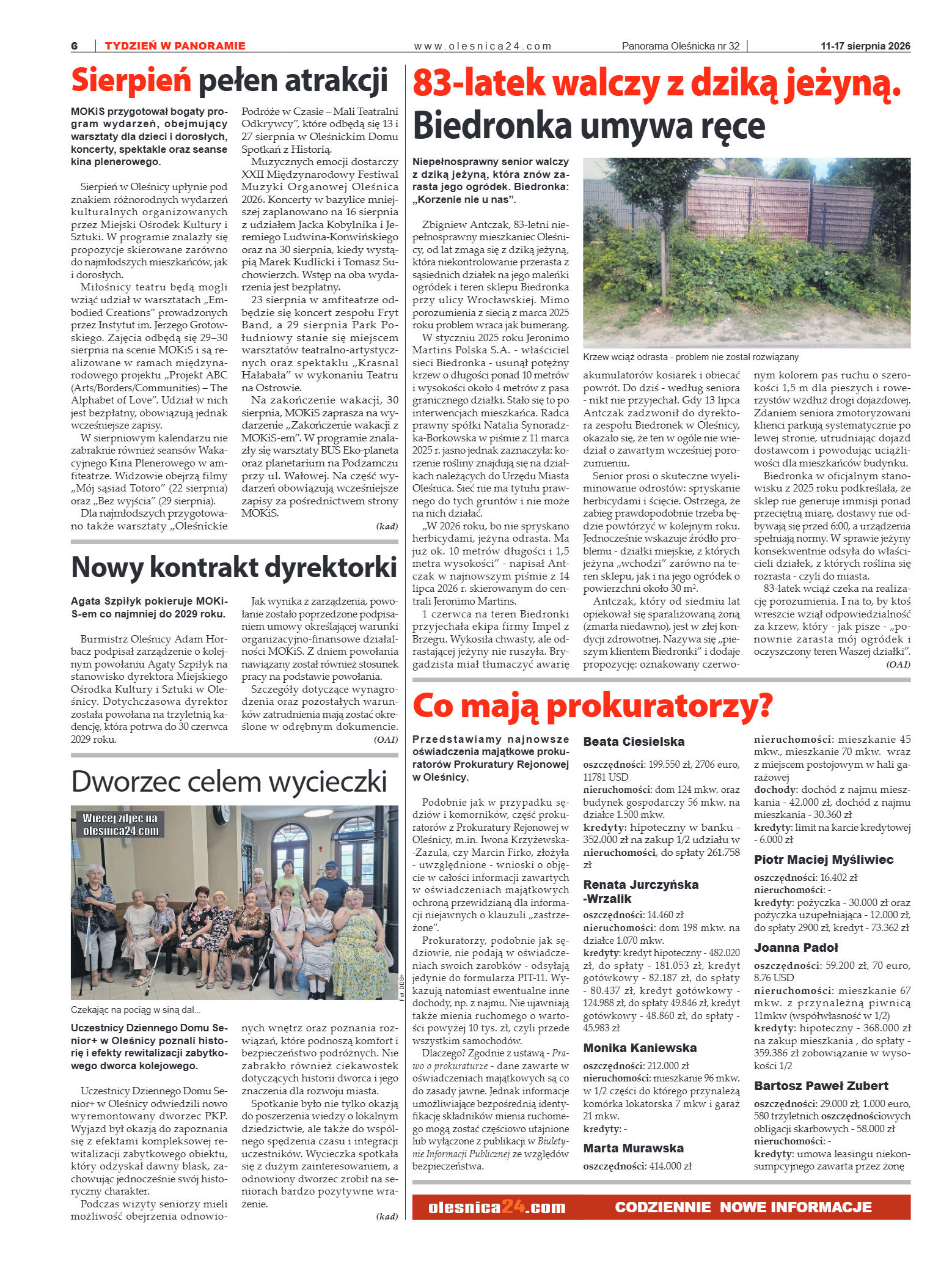 Panorama Oleśnicka nr 32 z 11 czerwca 2026 - strona 6