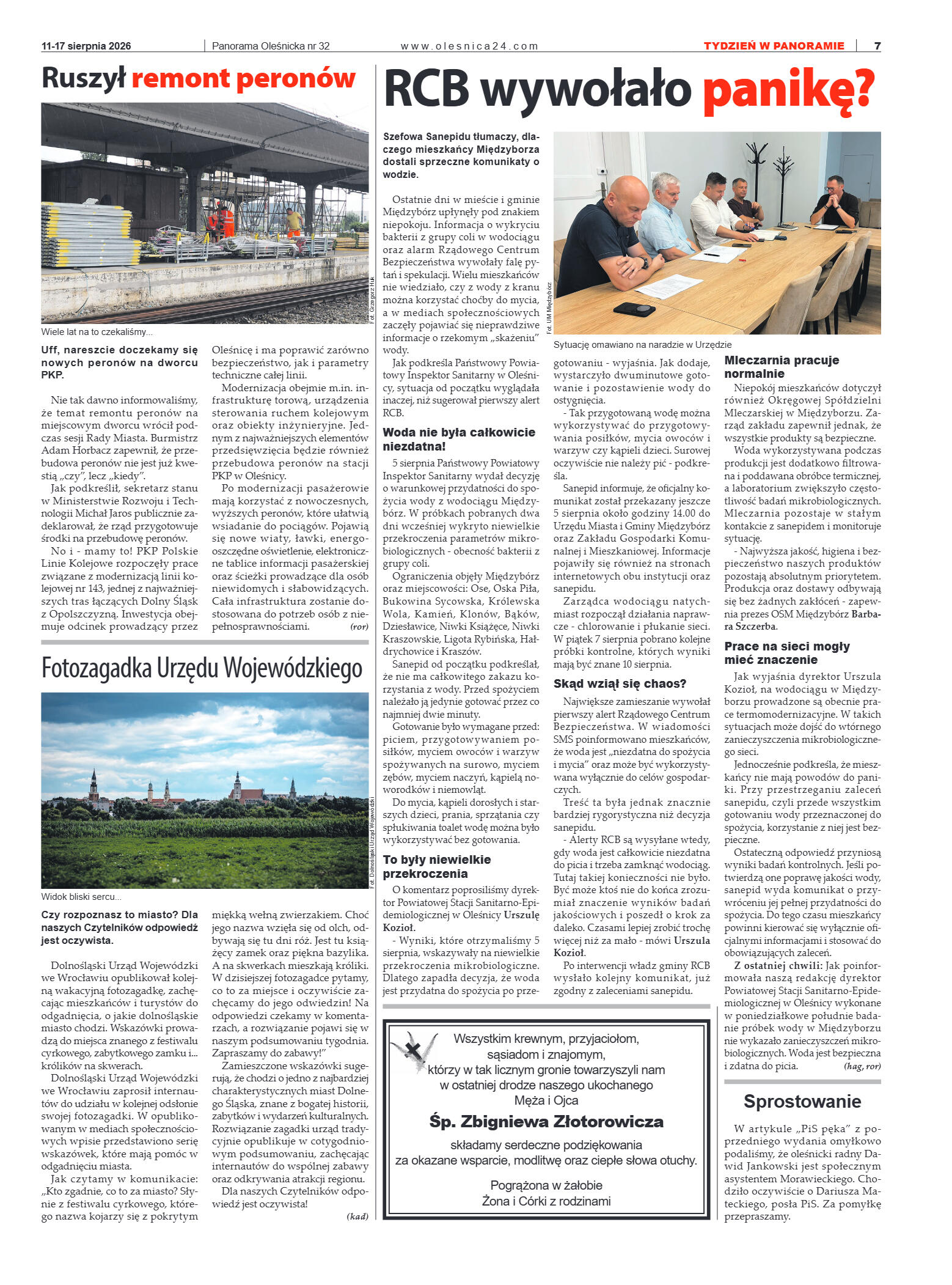 Panorama Oleśnicka nr 32 z 11 czerwca 2026 - strona 7