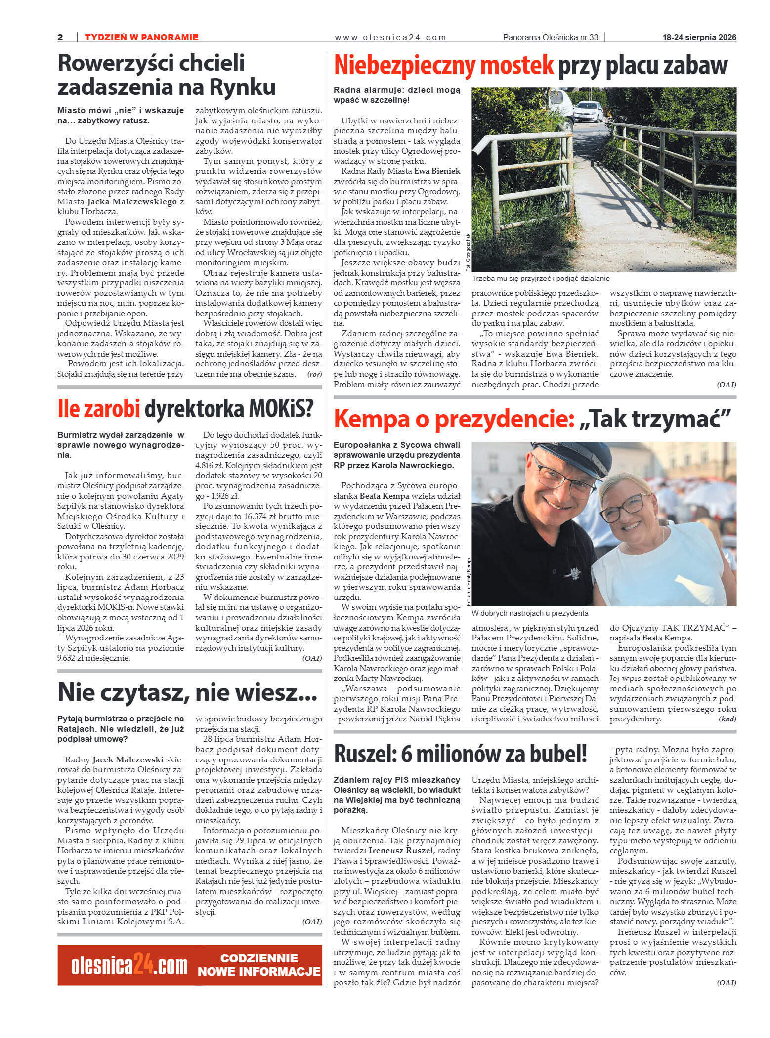 Panorama Oleśnicka nr 33 z 18 sierpnia 2026 - strona 2