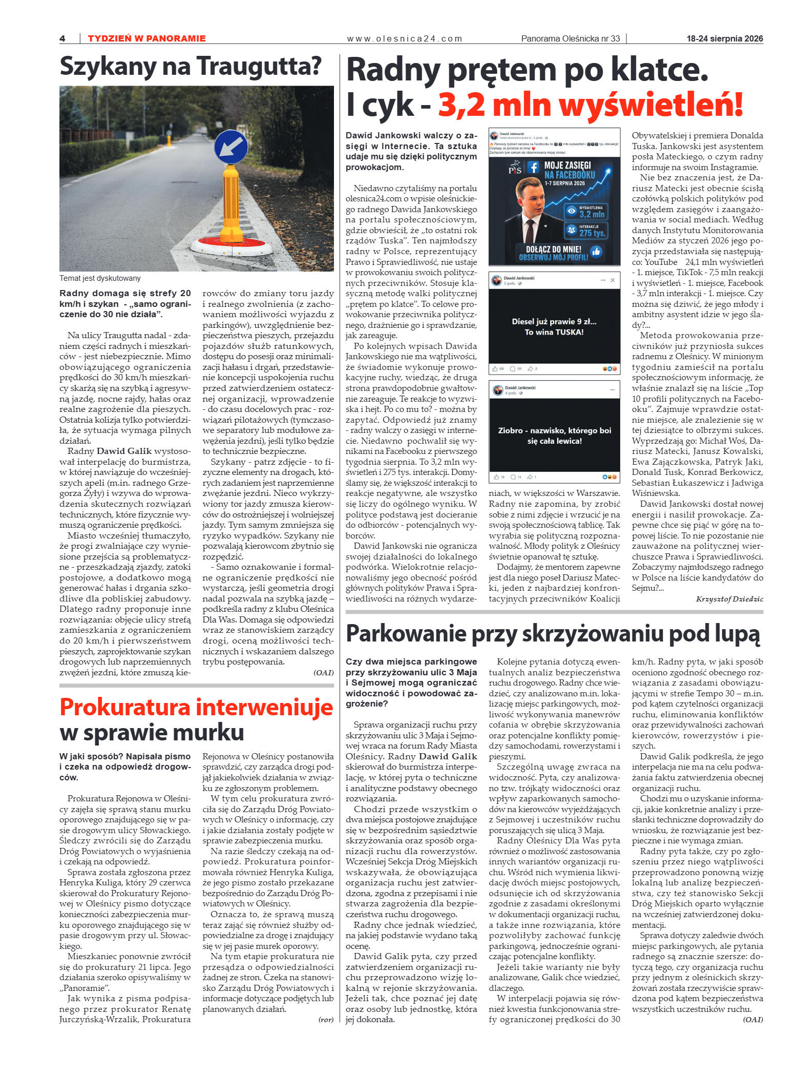 Panorama Oleśnicka nr 33 z 18 sierpnia 2026 - strona 4