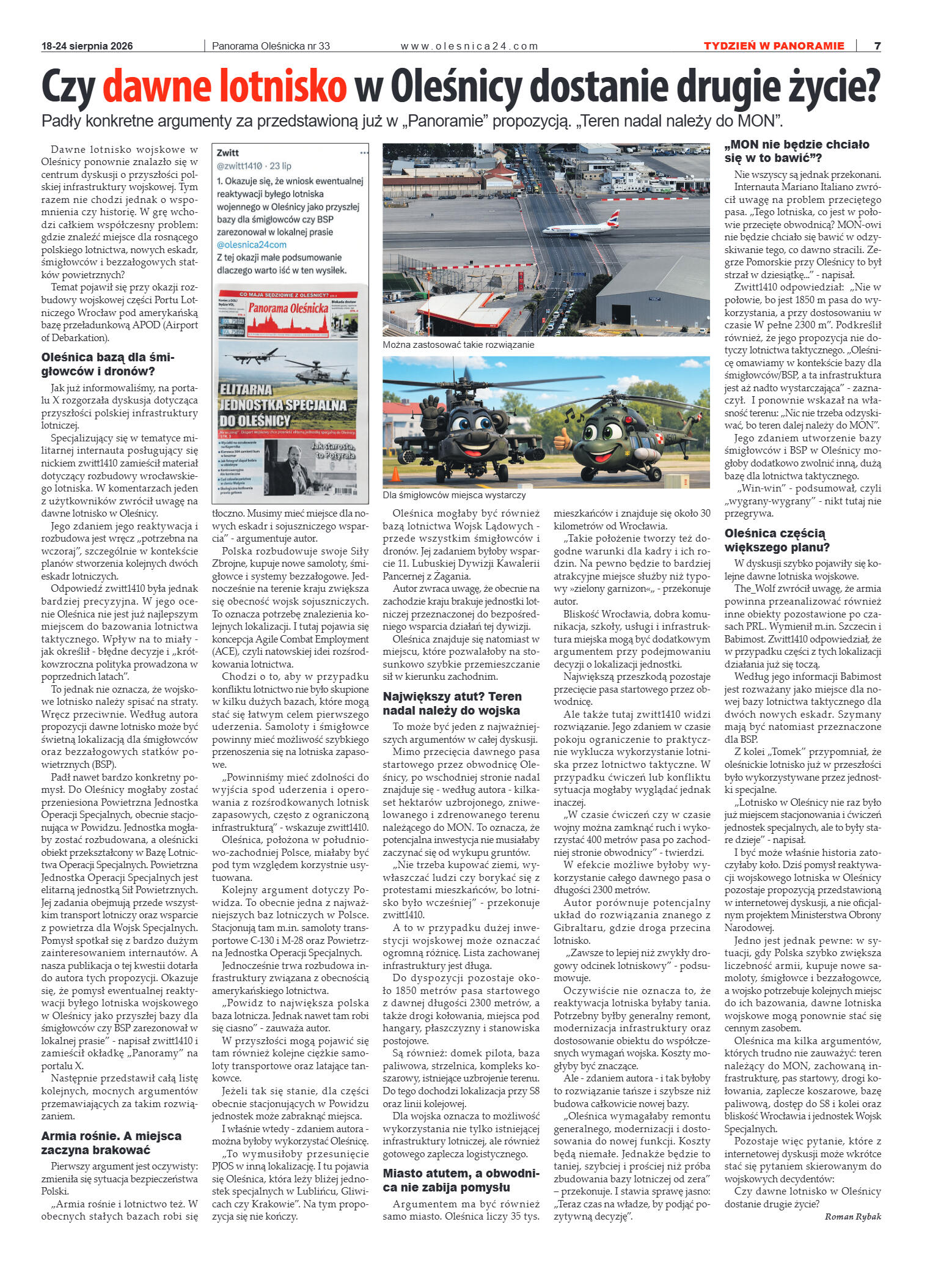 Panorama Oleśnicka nr 33 z 18 sierpnia 2026 - strona 7