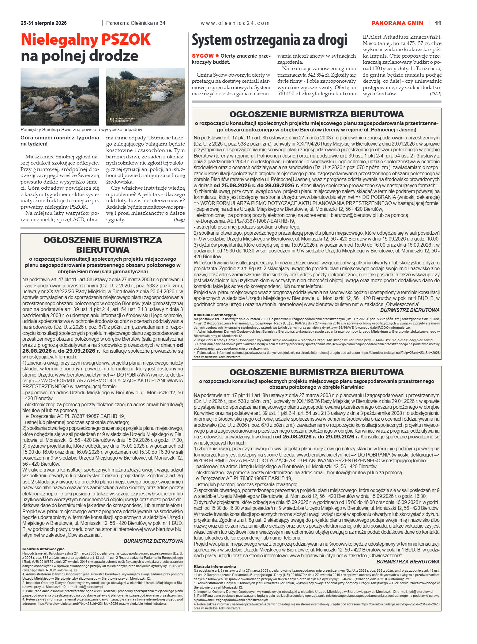 Panorama Oleśnicka nr 34 z 25 sierpnia 2025 - strona 11