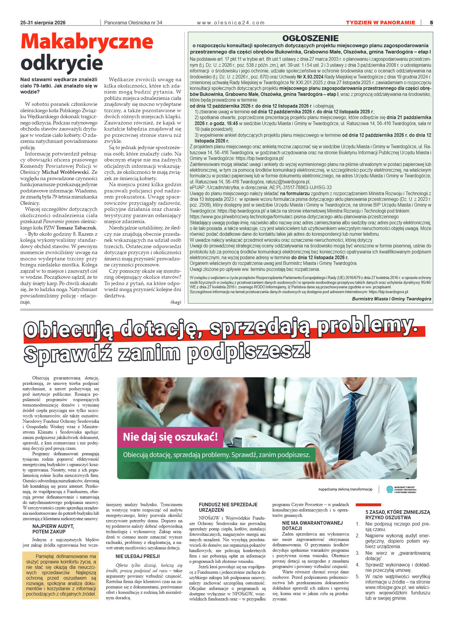 Panorama Oleśnicka nr 34 z 25 sierpnia 2025 - strona 5