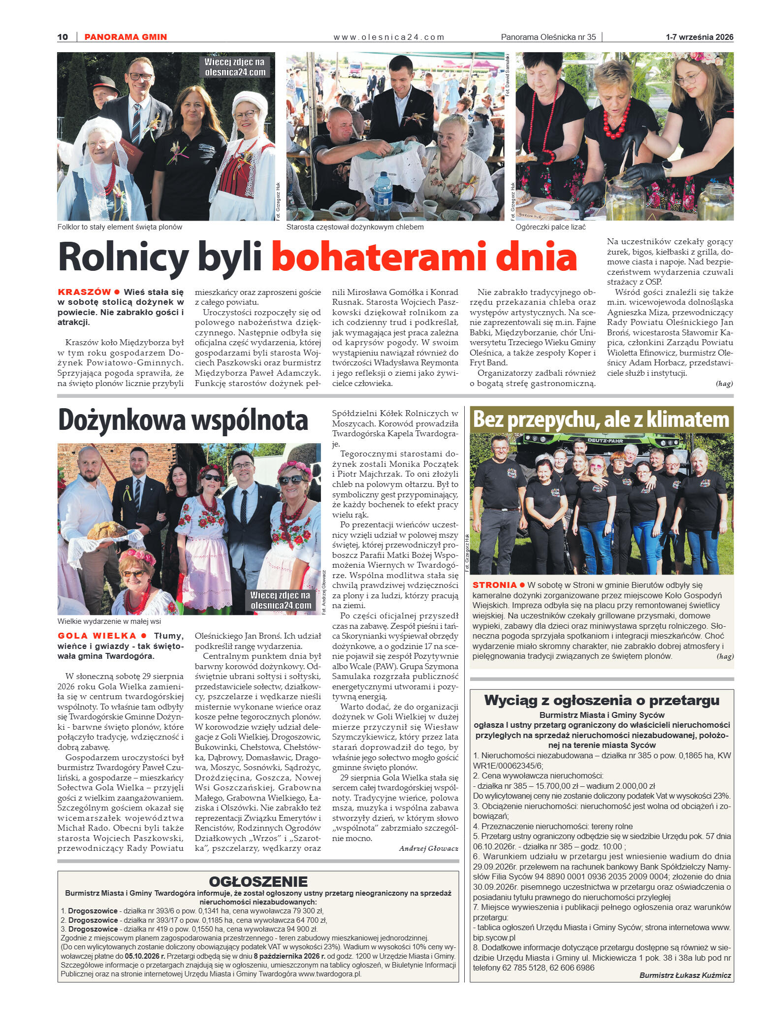 Panorama Oleśnicka nr 35 z 1 września 2026 - strona 10