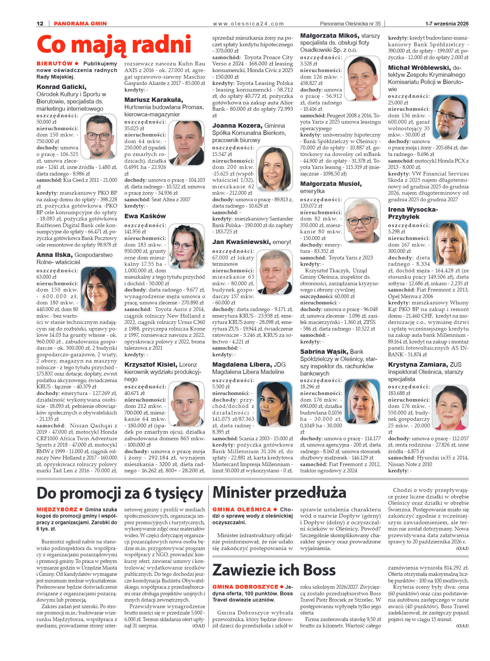 Panorama Oleśnicka nr 35 z 1 września 2026 - strona 12