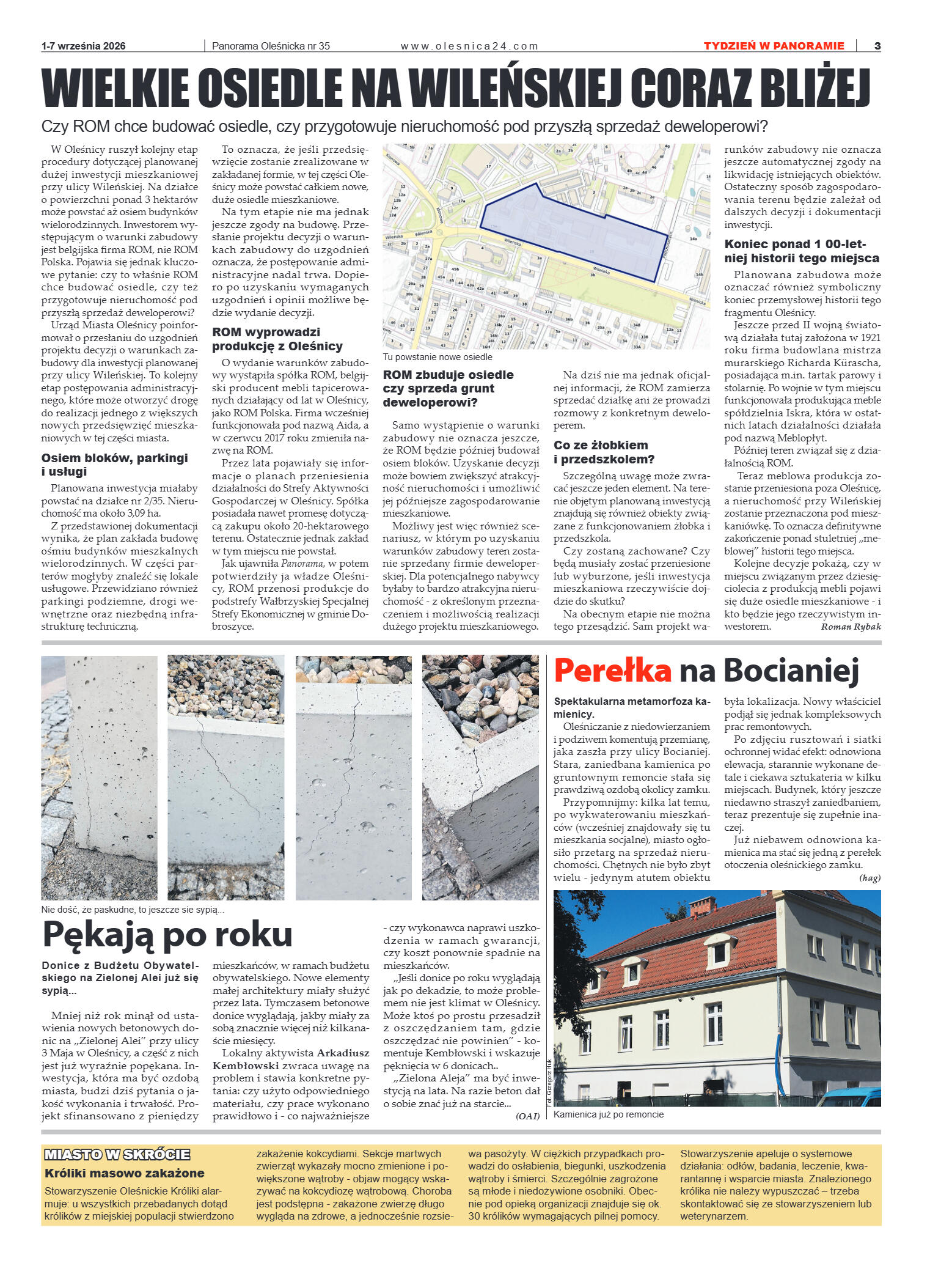 Panorama Oleśnicka nr 35 z 1 września 2026 - strona 3