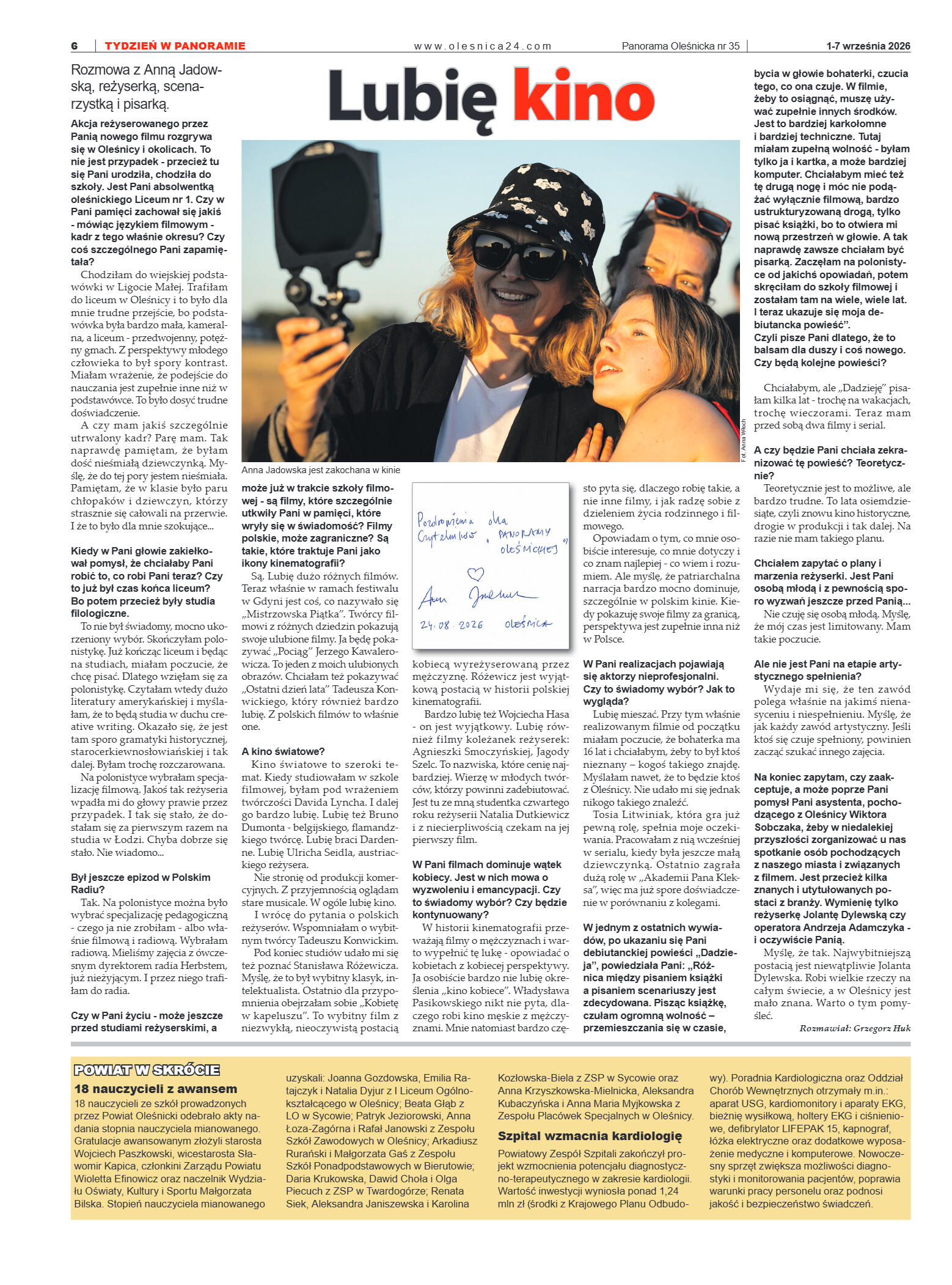 Panorama Oleśnicka nr 35 z 1 września 2026 - strona 6