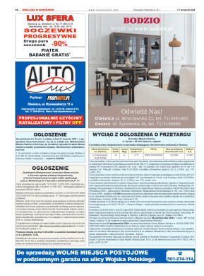 Panorama Oleśnicka nr 35 z 1 września 2026 - strona 16