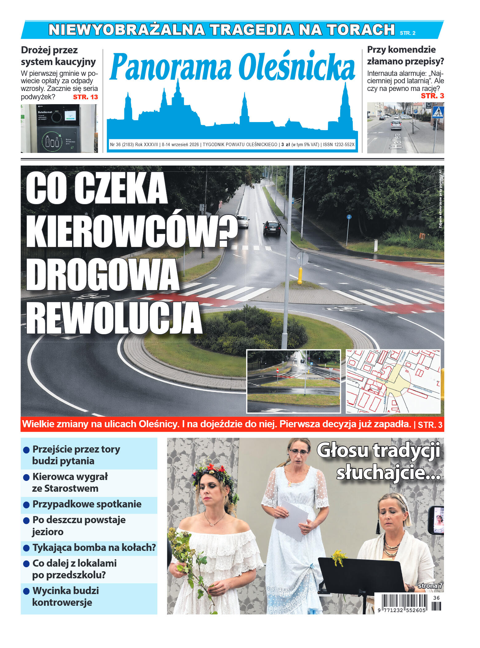 Panorama Oleśnicka nr 36 z 8 września 2026 - strona 1