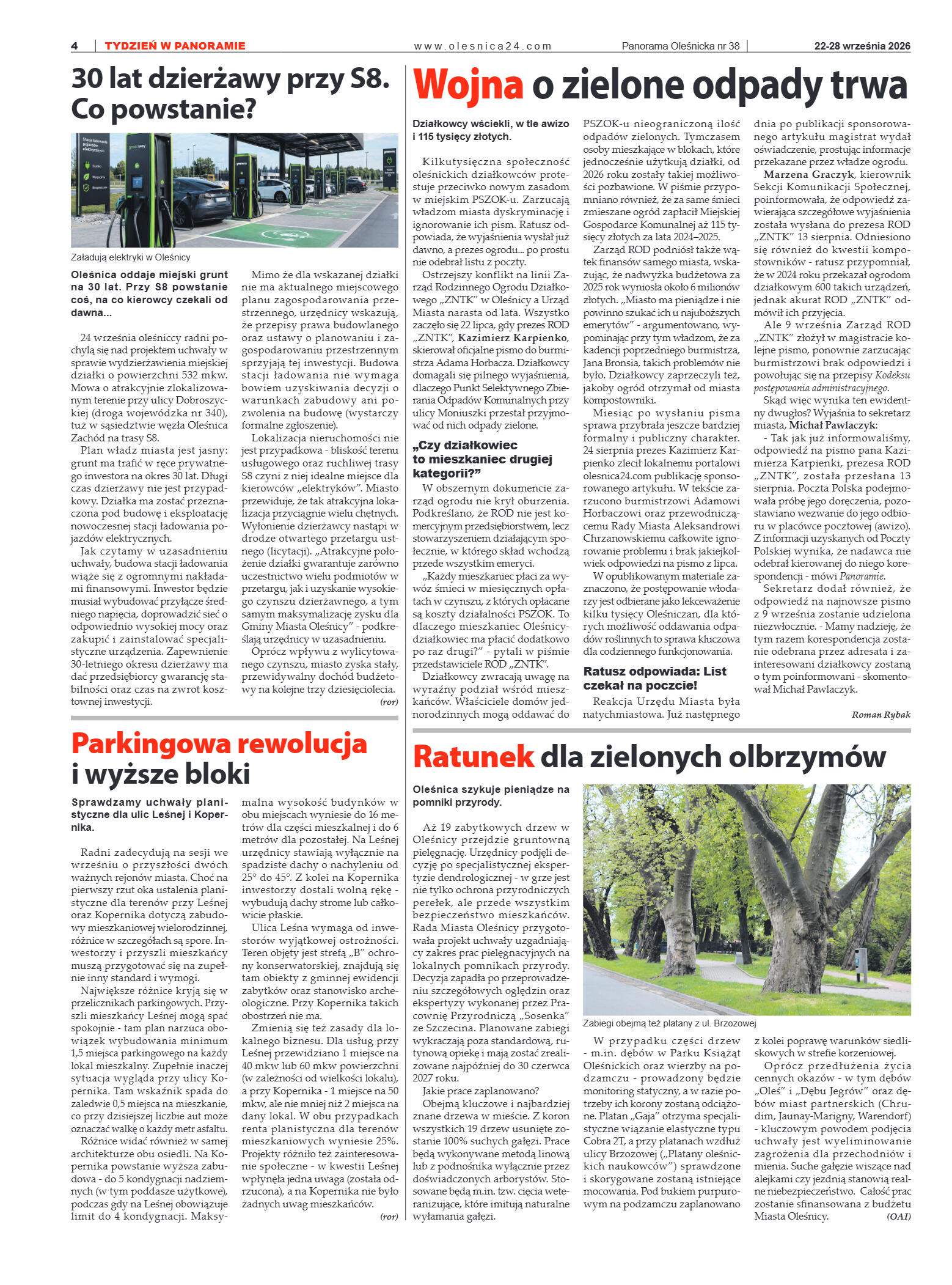 Panorama Oleśnicka nr 38 z 22 września 2026 - strona 4