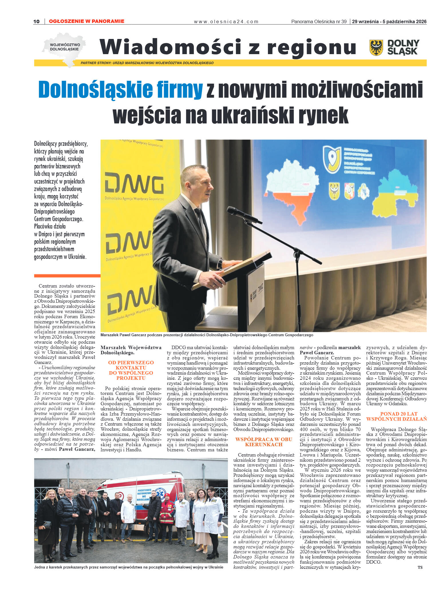 Panorama Oleśnicka nr 39 z 29 września 2026 - strona 10