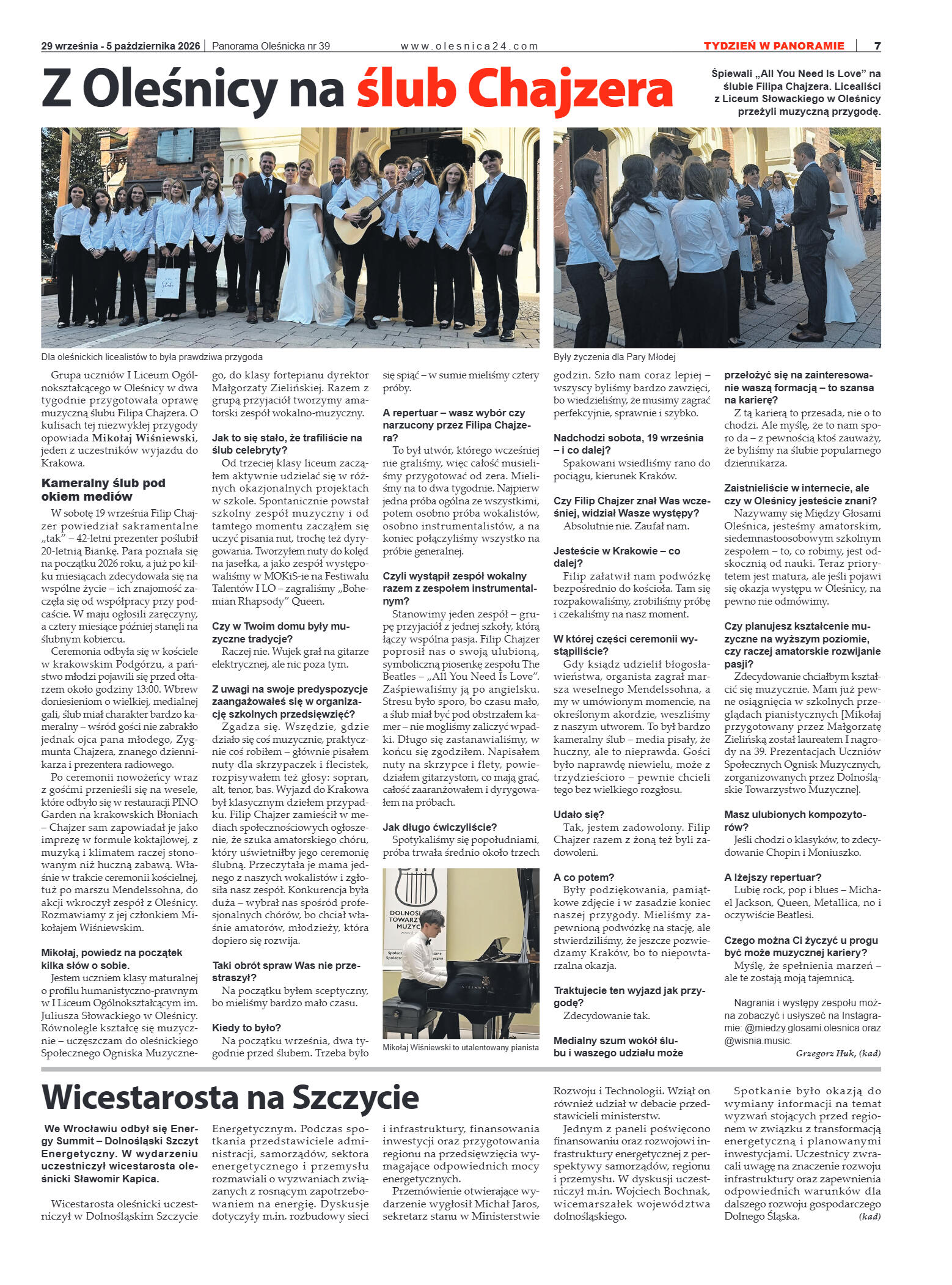 Panorama Oleśnicka nr 39 z 29 września 2026 - strona 7