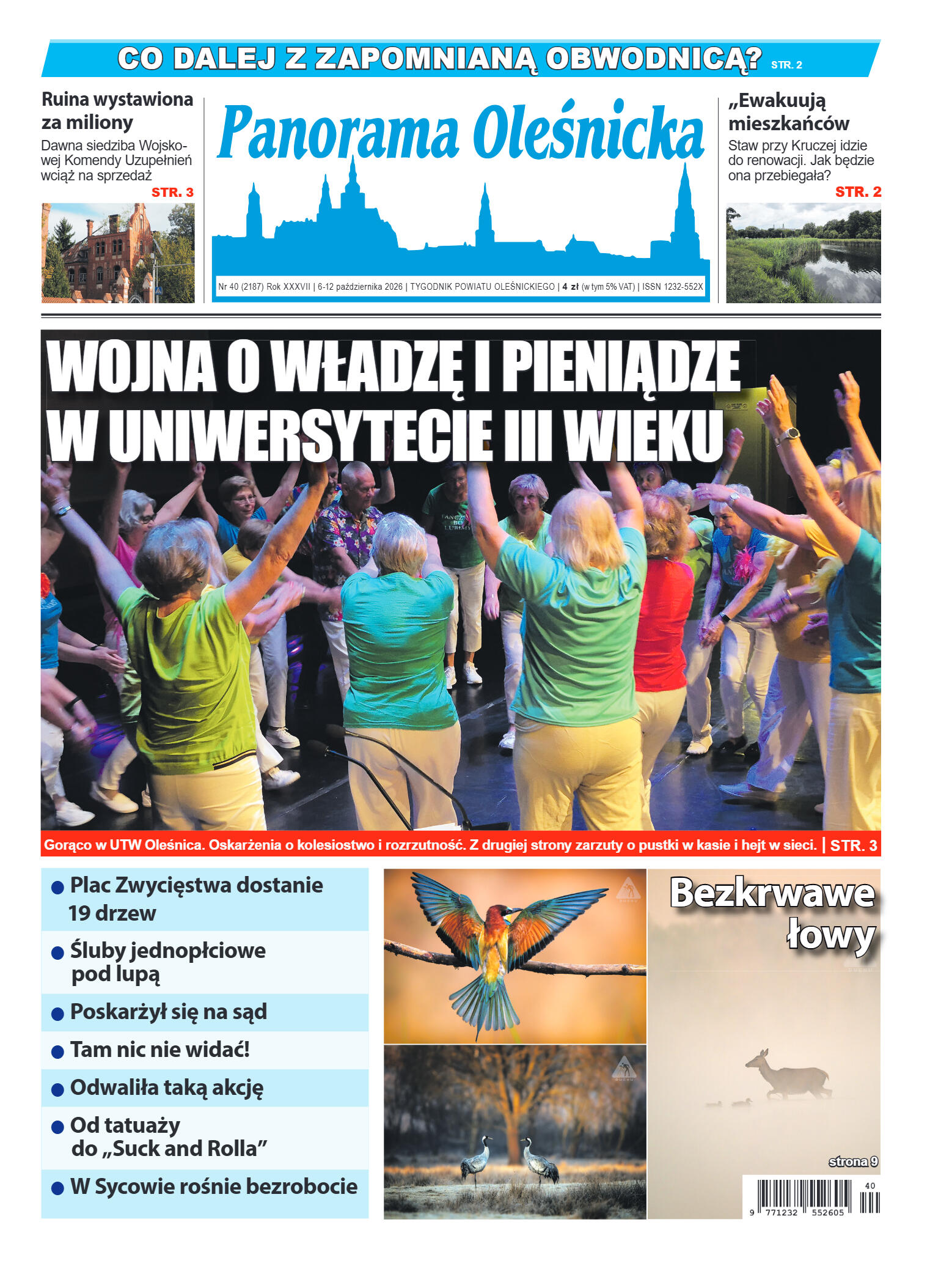 Panorama Oleśnicka nr 40 z 6 października 2026 - strona 1