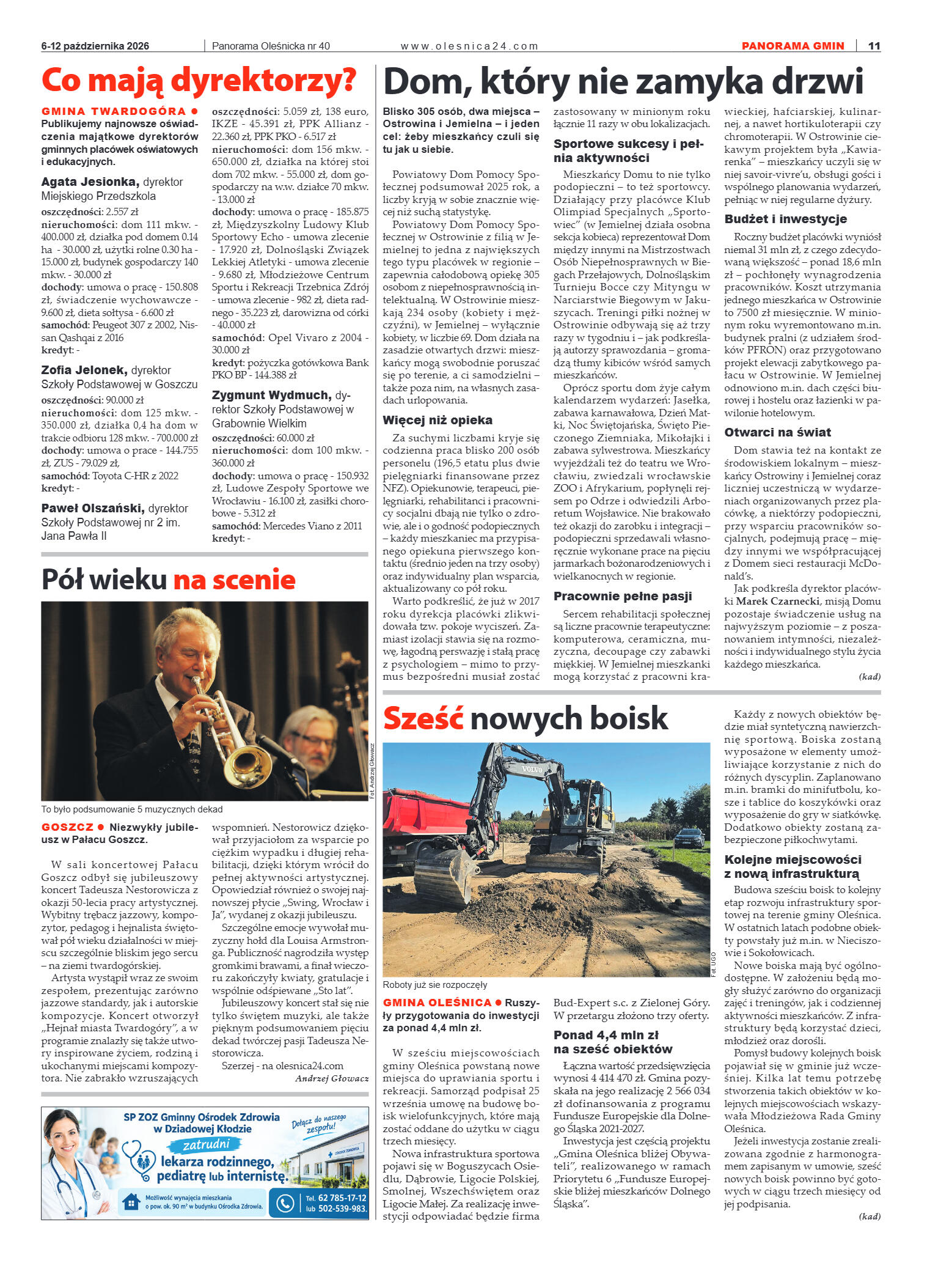 Panorama Oleśnicka nr 40 z 6 października 2026 - strona 11
