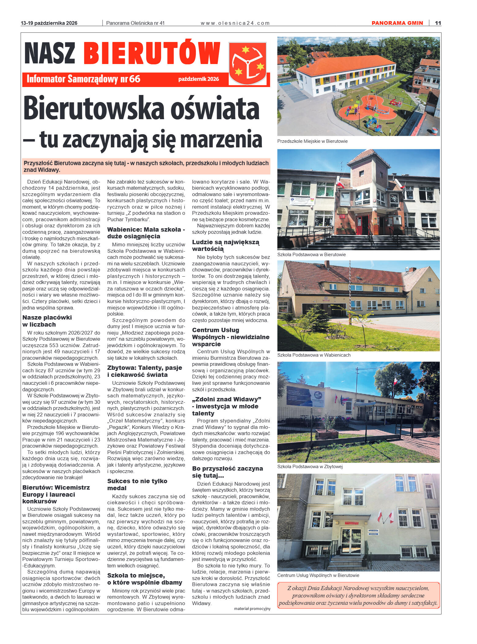 Panorama Oleśnicka nr 41 z 13 października 2026 - strona 11