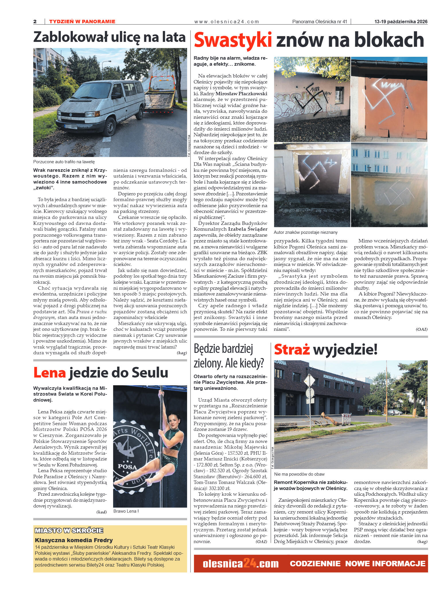 Panorama Oleśnicka nr 41 z 13 października 2026 - strona 2