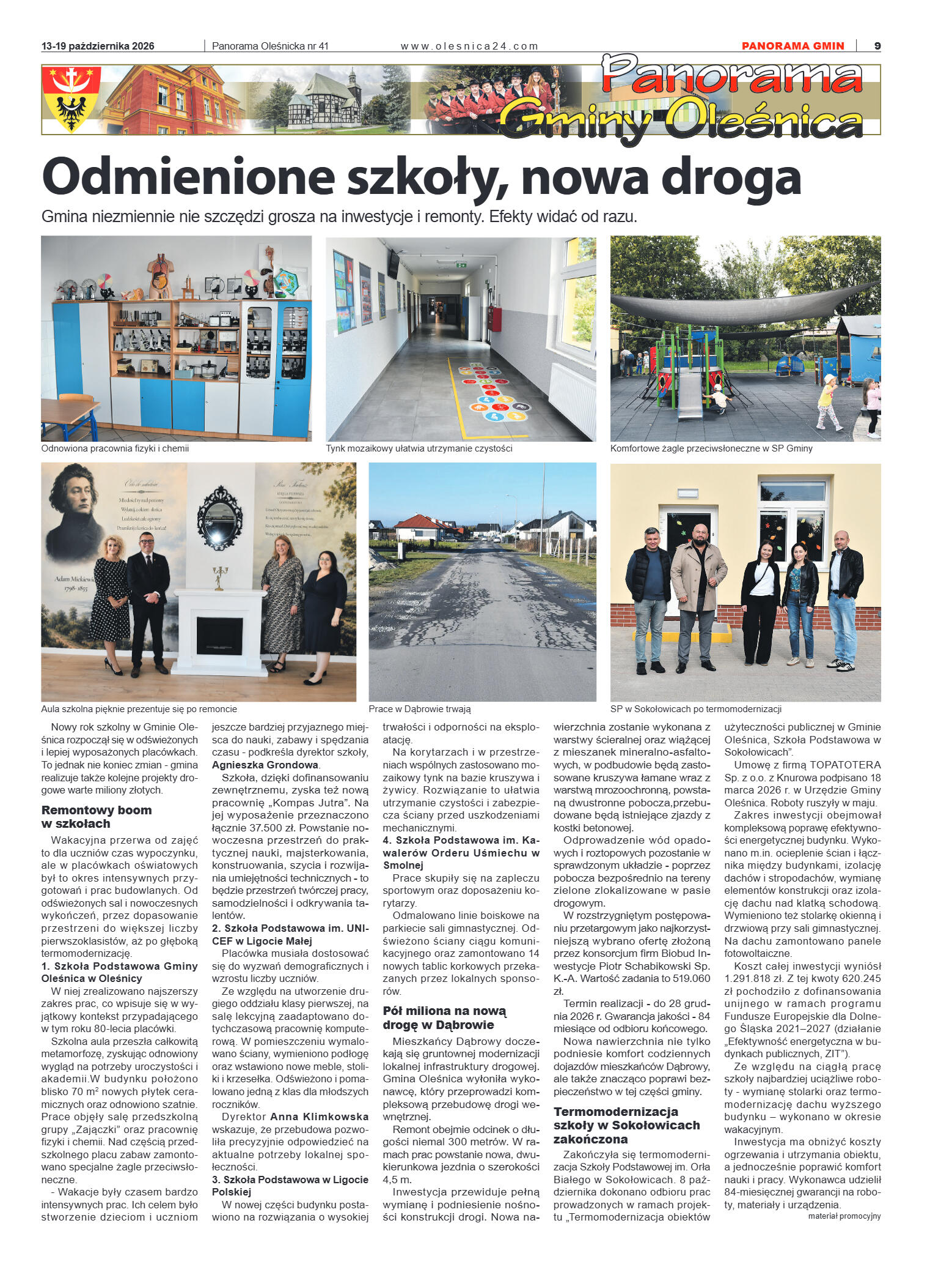 Panorama Oleśnicka nr 41 z 13 października 2026 - strona 9