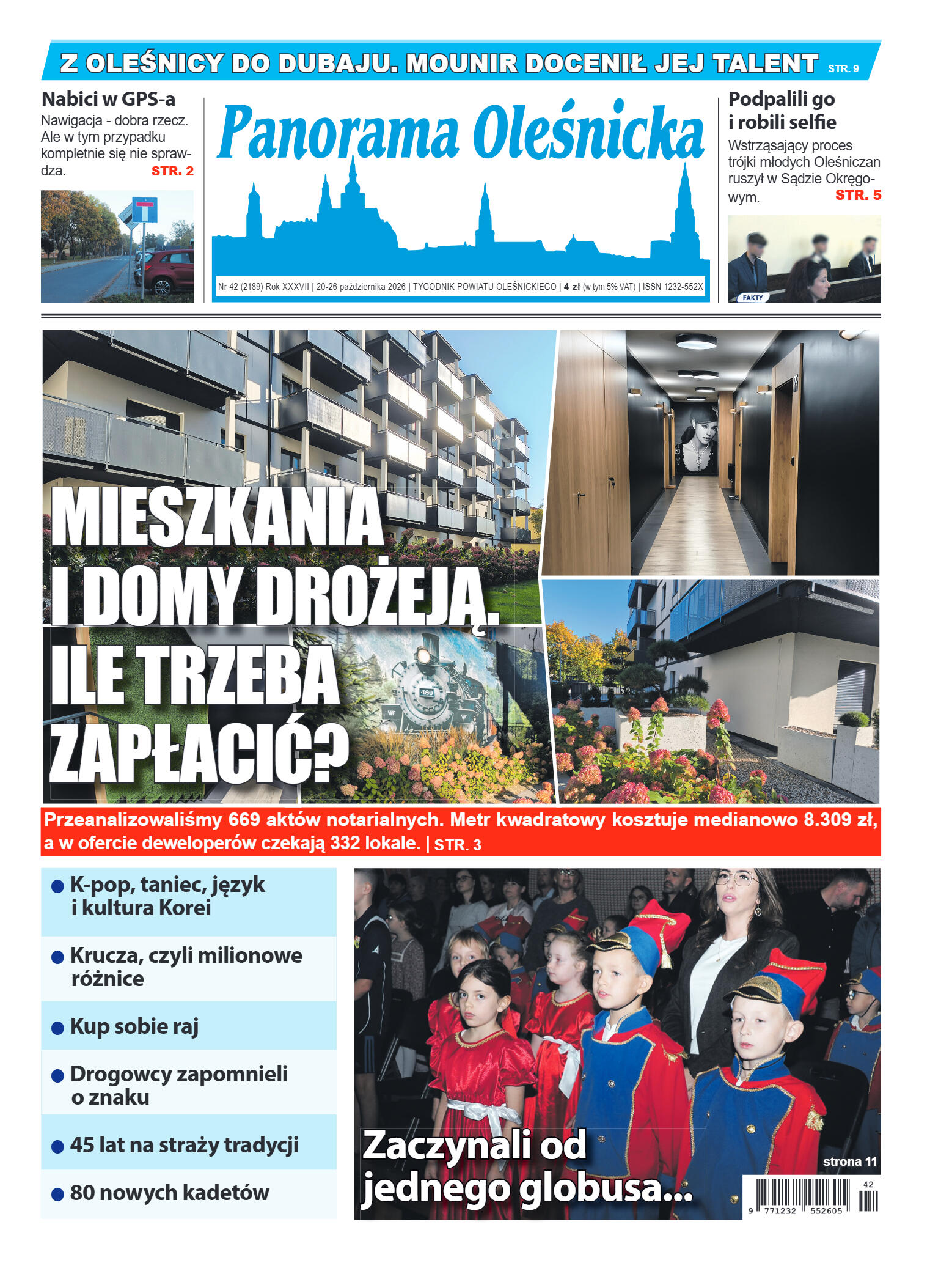 Panorama Oleśnicka nr 42 z 20 października 2026 - strona 1