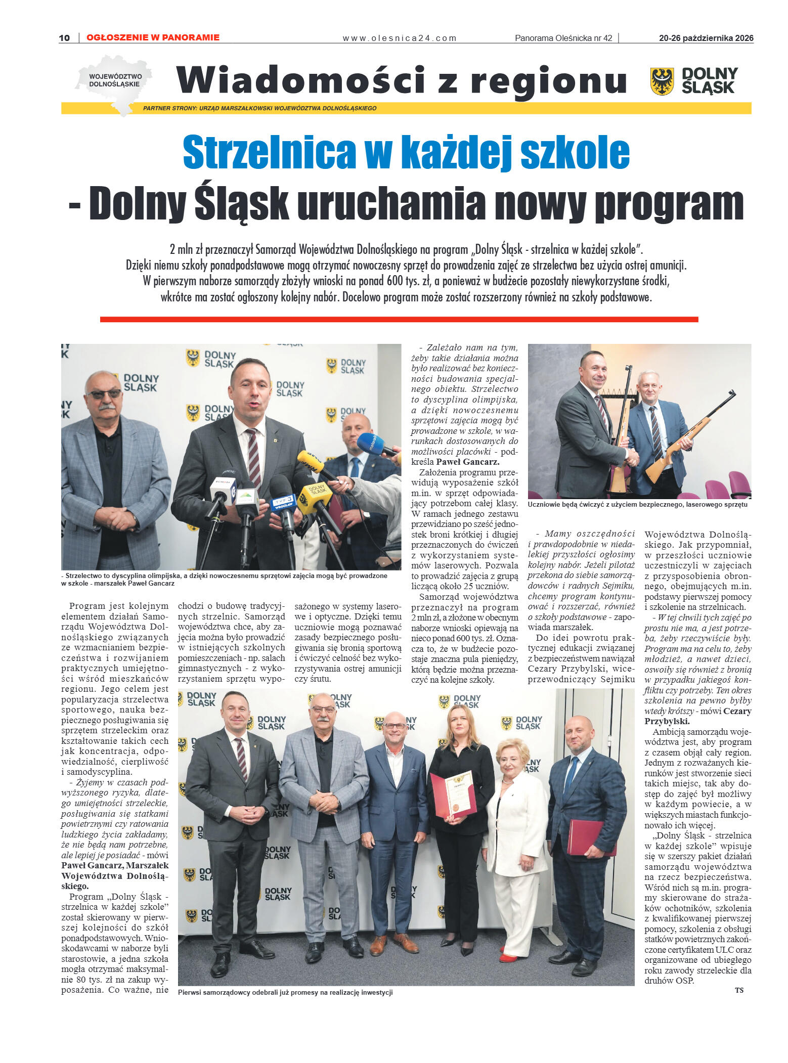 Panorama Oleśnicka nr 42 z 20 października 2026 - strona 10