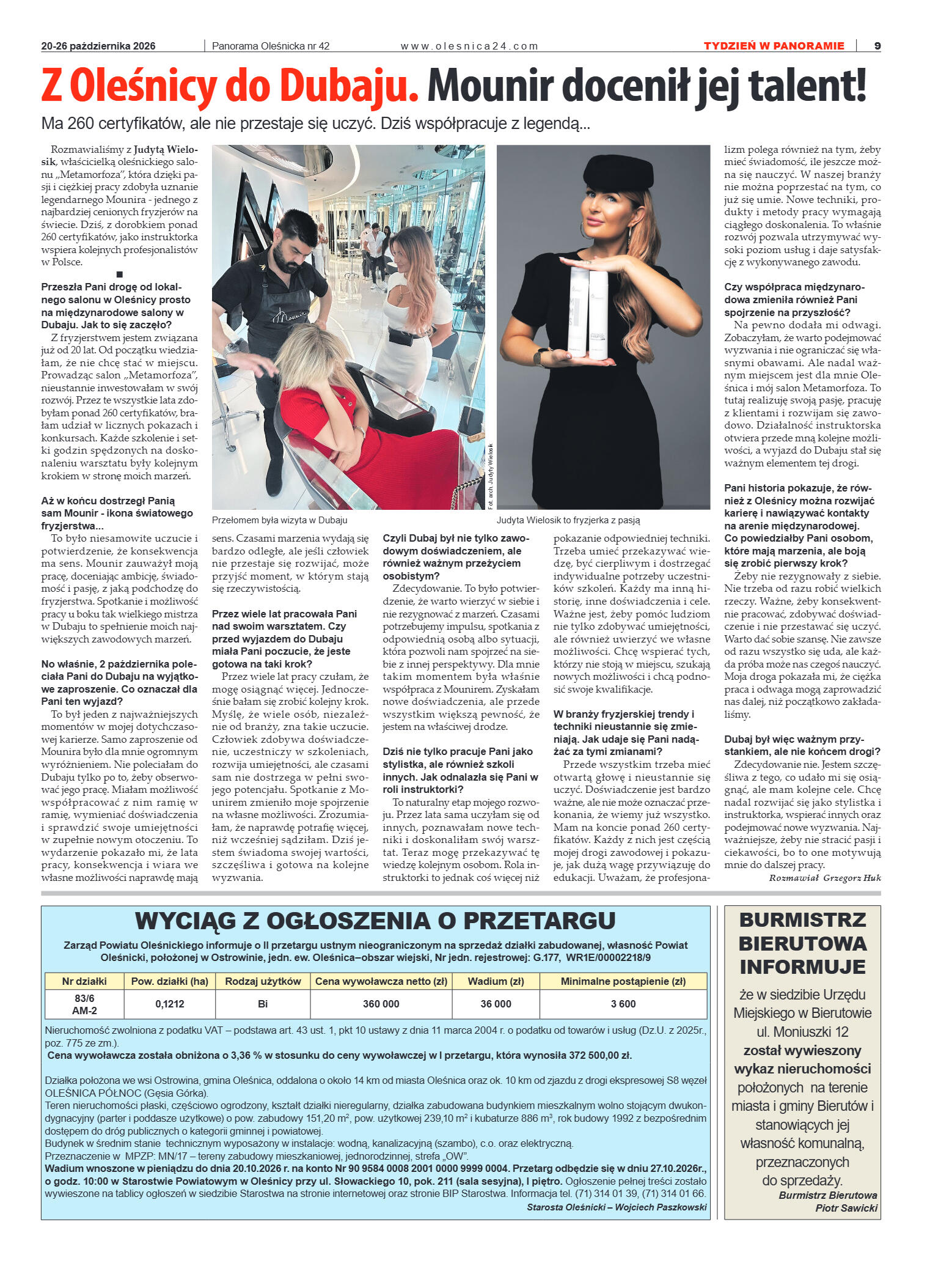 Panorama Oleśnicka nr 42 z 20 października 2026 - strona 9