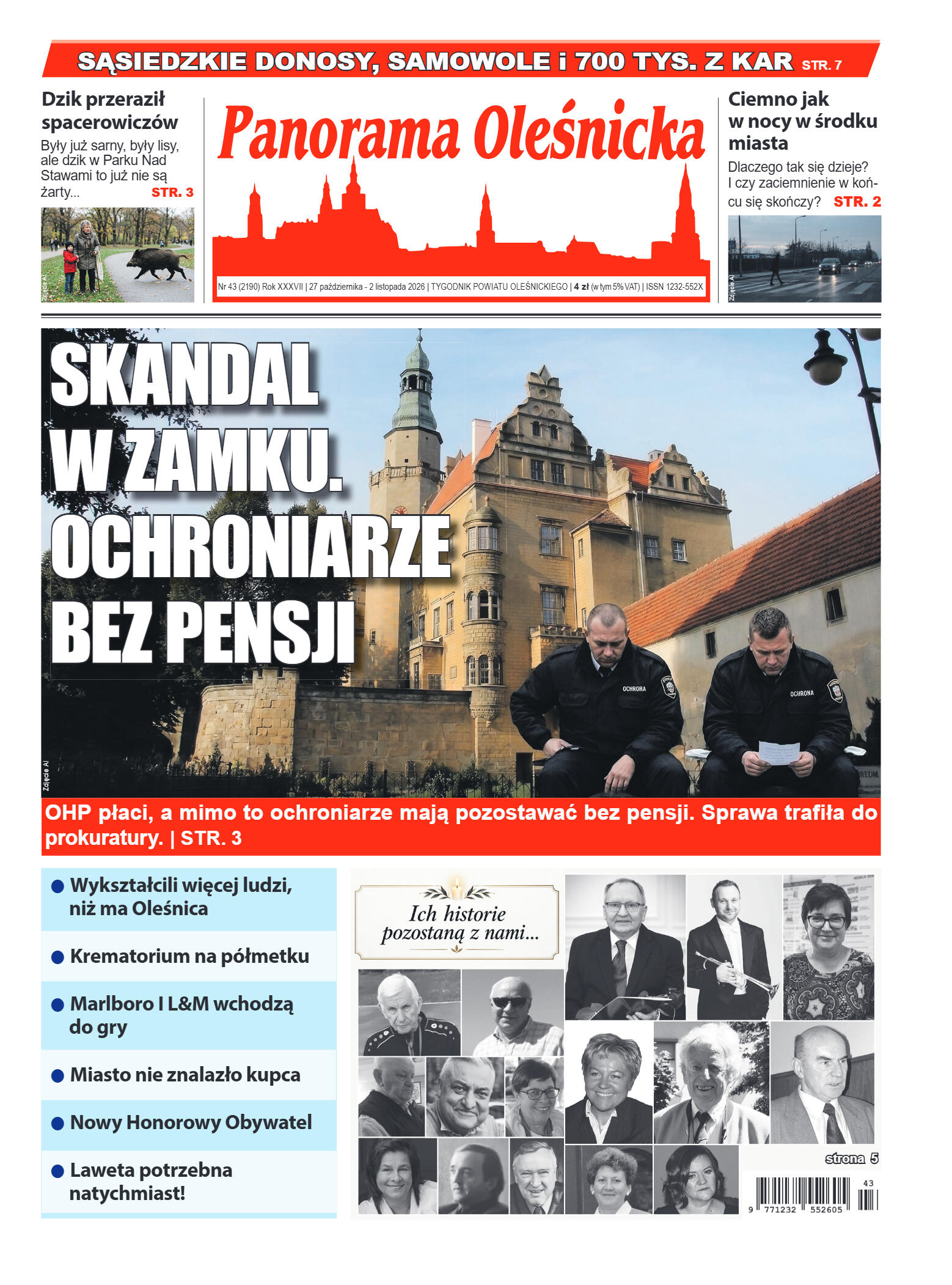 Panorama Oleśnicka nr 43 z 27 październik 2026 - strona 1