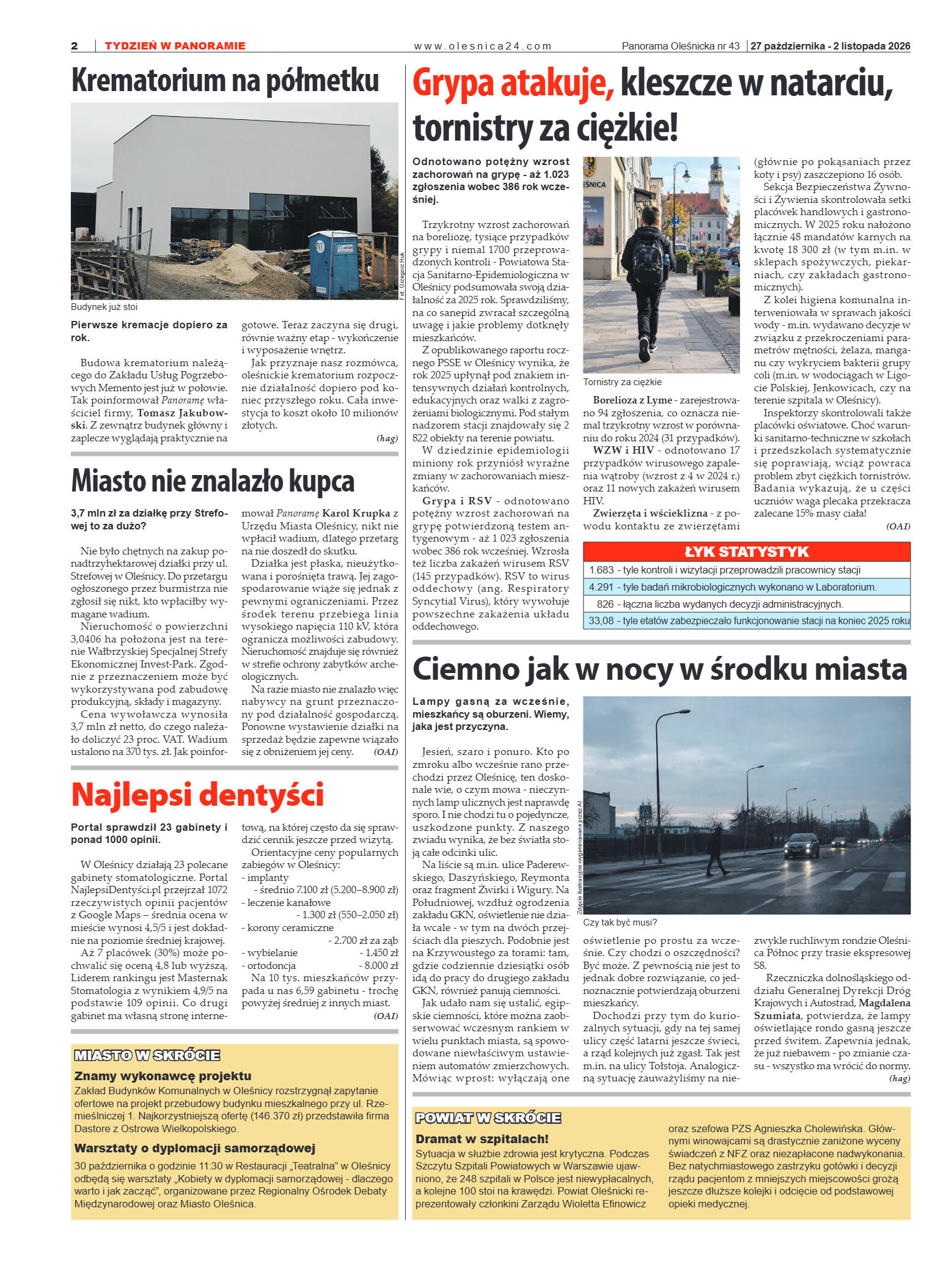 Panorama Oleśnicka nr 43 z 27 październik 2026 - strona 2
