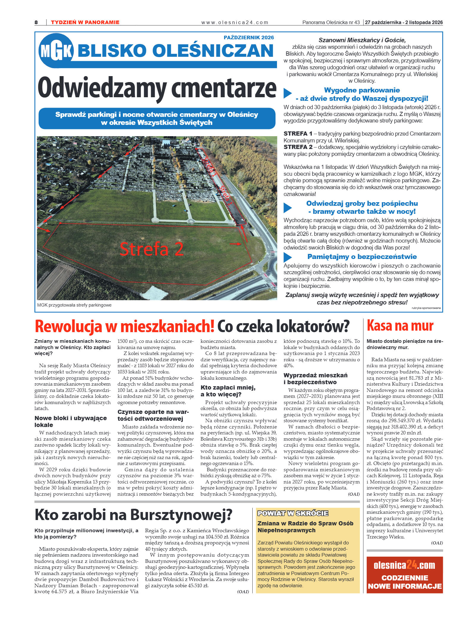 Panorama Oleśnicka nr 43 z 27 październik 2026 - strona 8