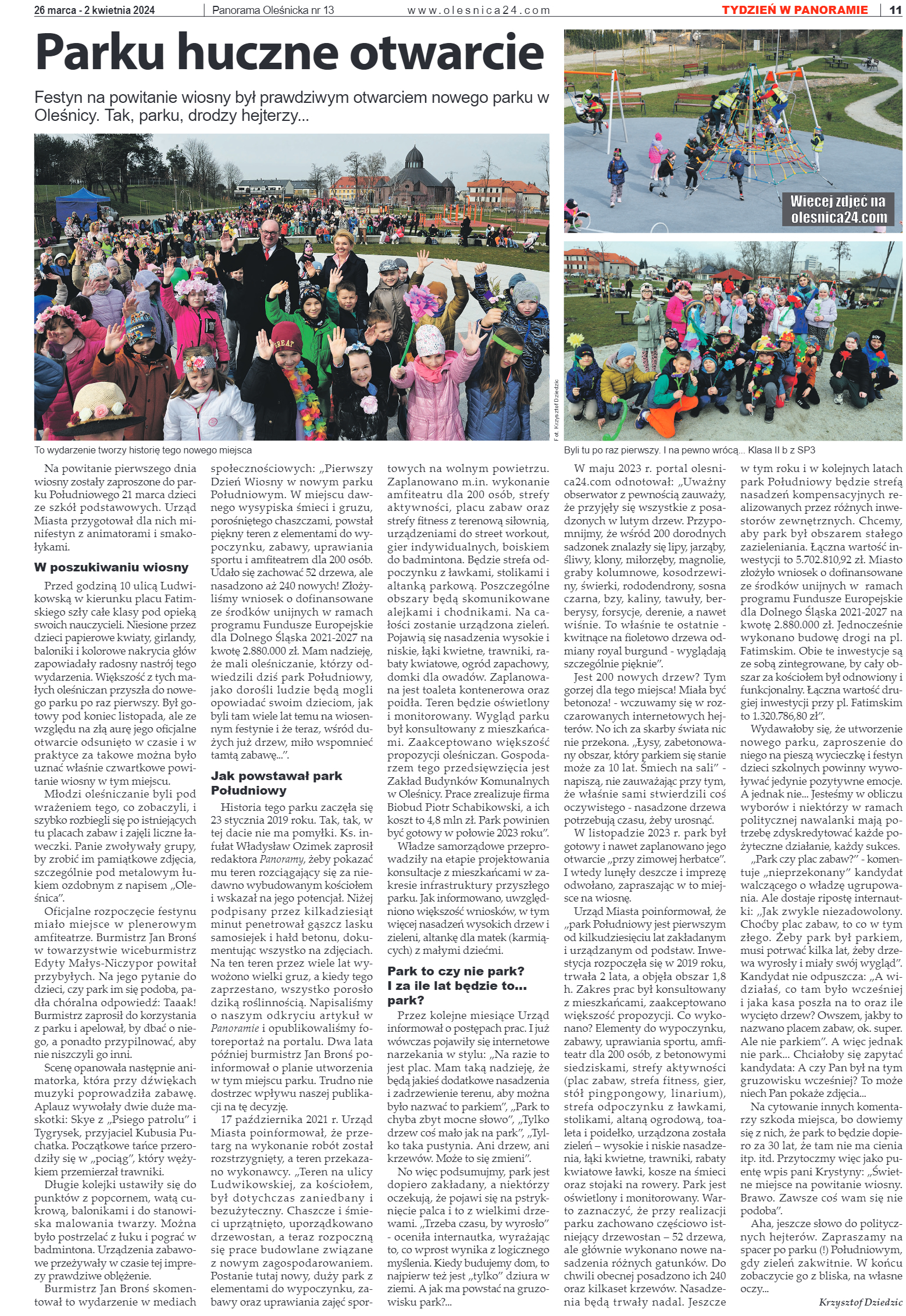 Panorama Oleśnicka nr 13 z 26 marca 2024 - strona 11