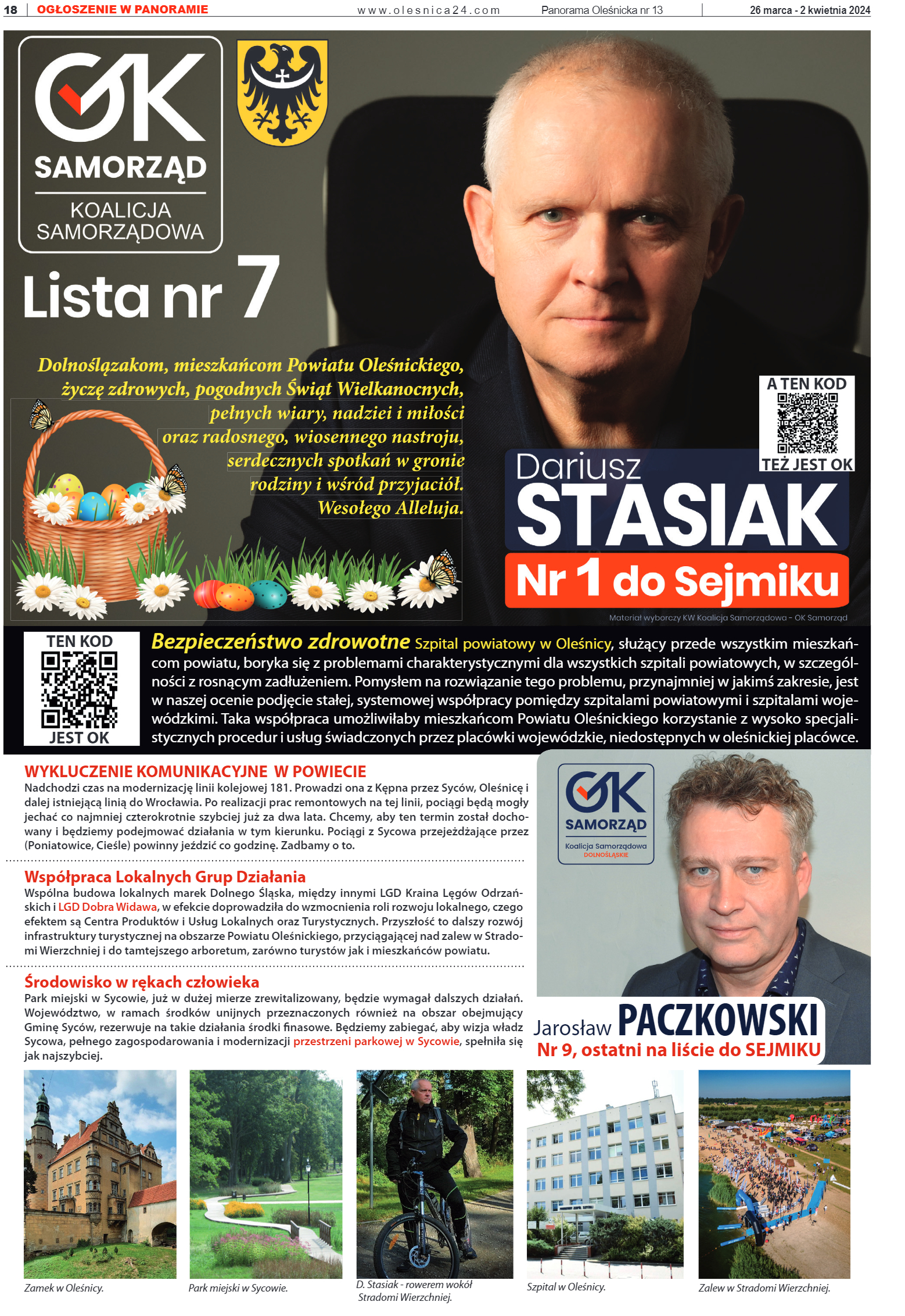 Panorama Oleśnicka nr 13 z 26 marca 2024 - strona 18