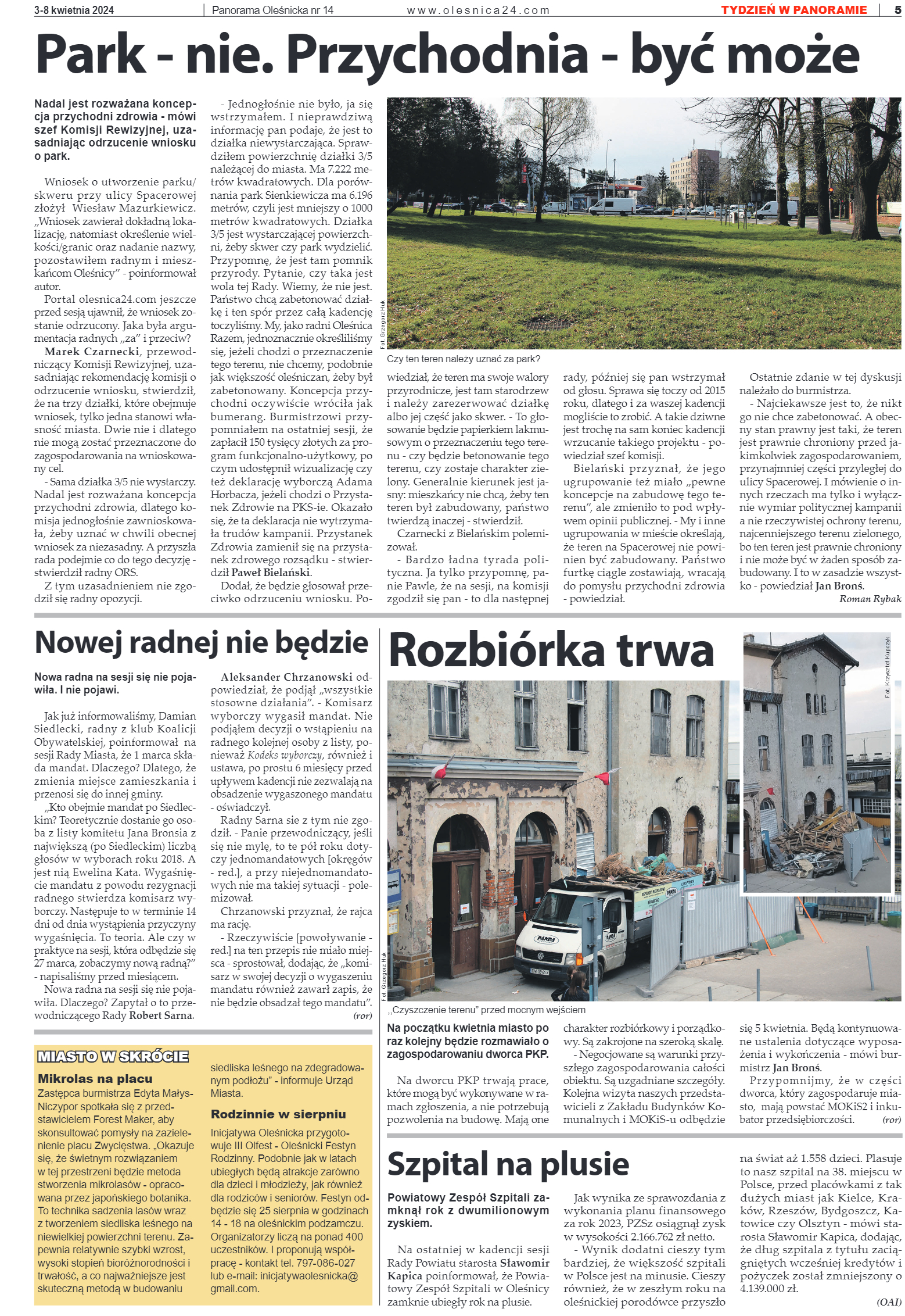 Panorama Oleśnicka nr 14 z 03 kwietnia 2024 - strona 5