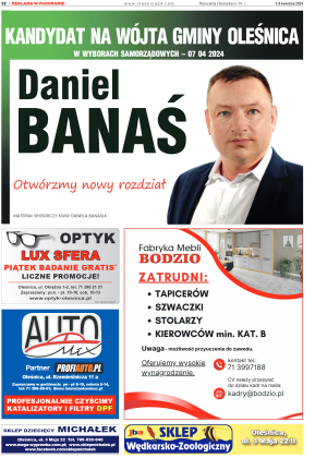 Panorama Oleśnicka nr 14 z 03 kwietnia 2024 - strona 32