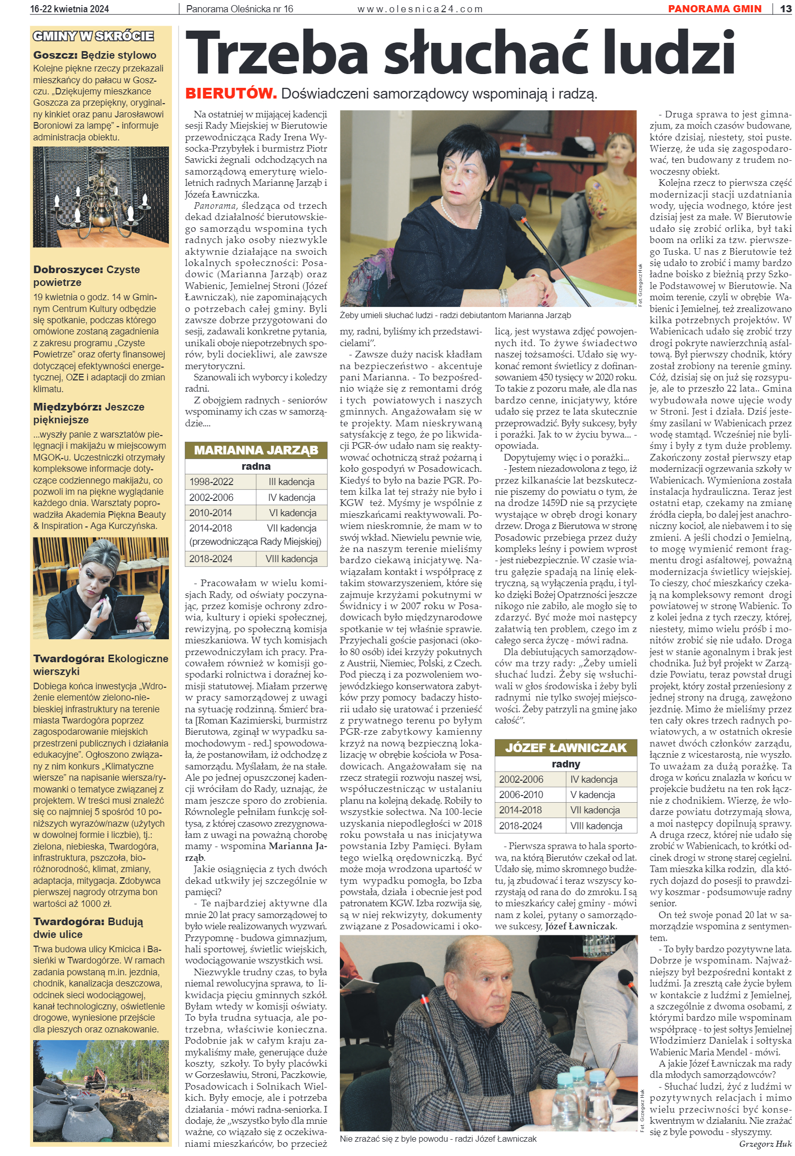 Panorama Oleśnicka nr 16 z 16 kwietnia 2024 - strona 13