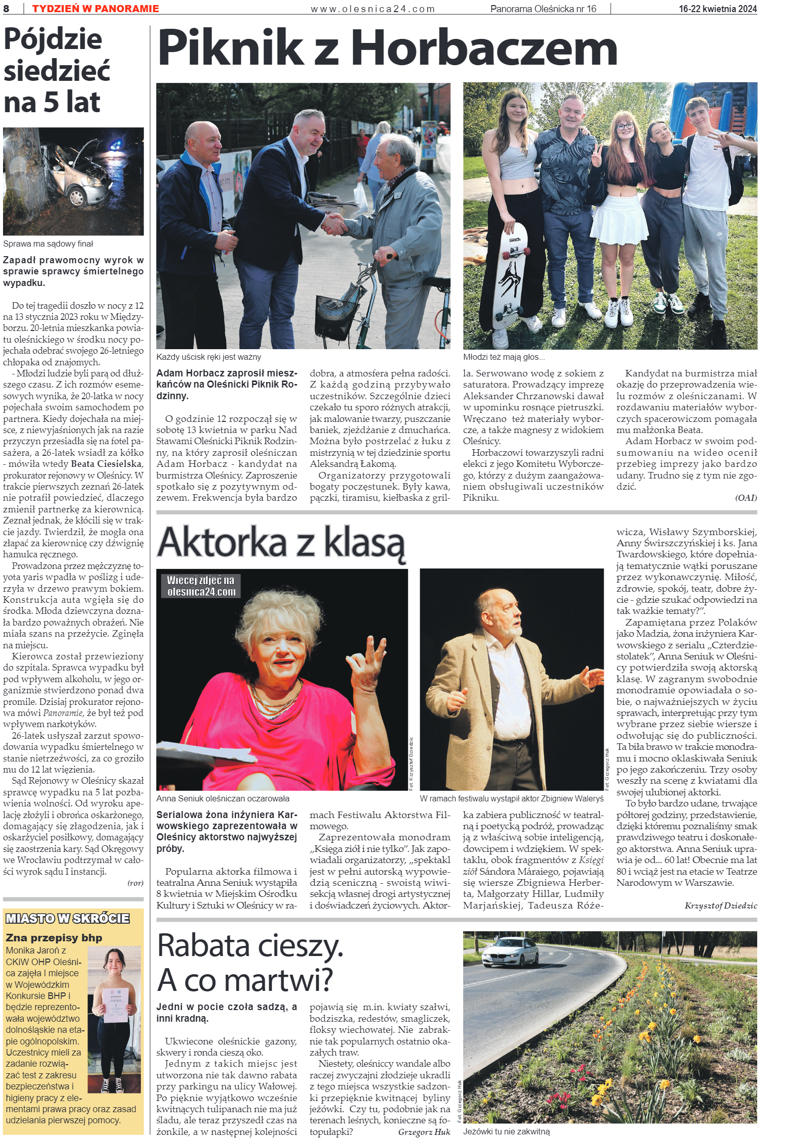 Panorama Oleśnicka nr 16 z 16 kwietnia 2024 - strona 8