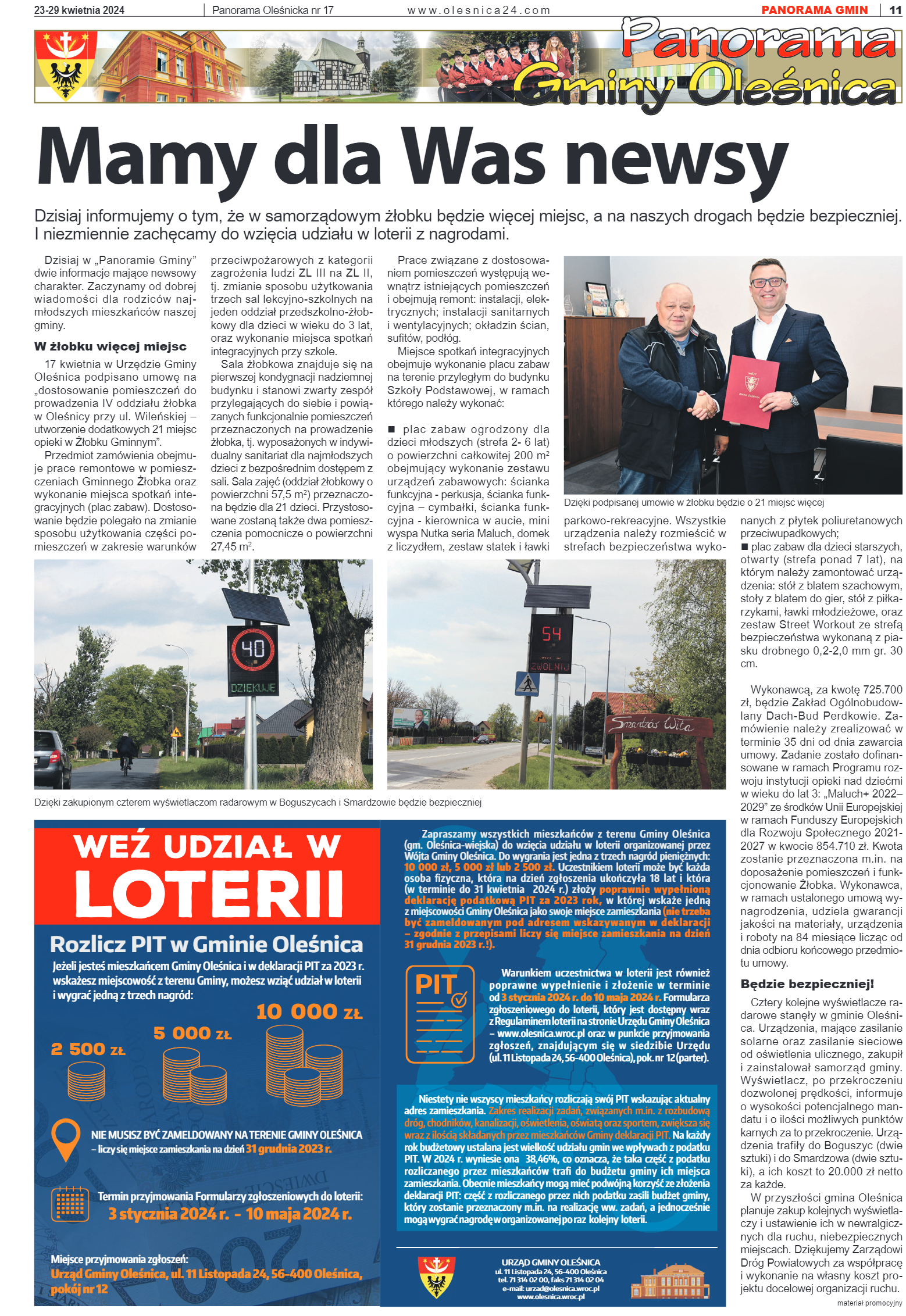 Panorama Oleśnicka nr 17 z 23 kwietnia 2024 - strona 11