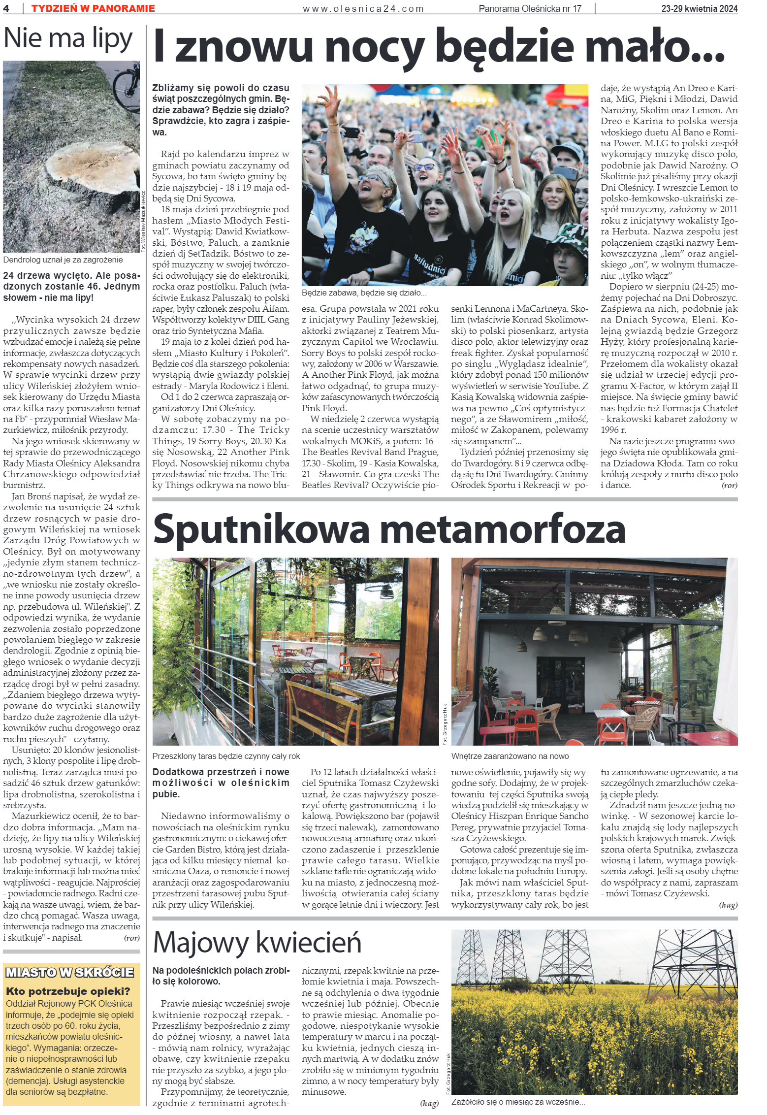 Panorama Oleśnicka nr 17 z 23 kwietnia 2024 - strona 4
