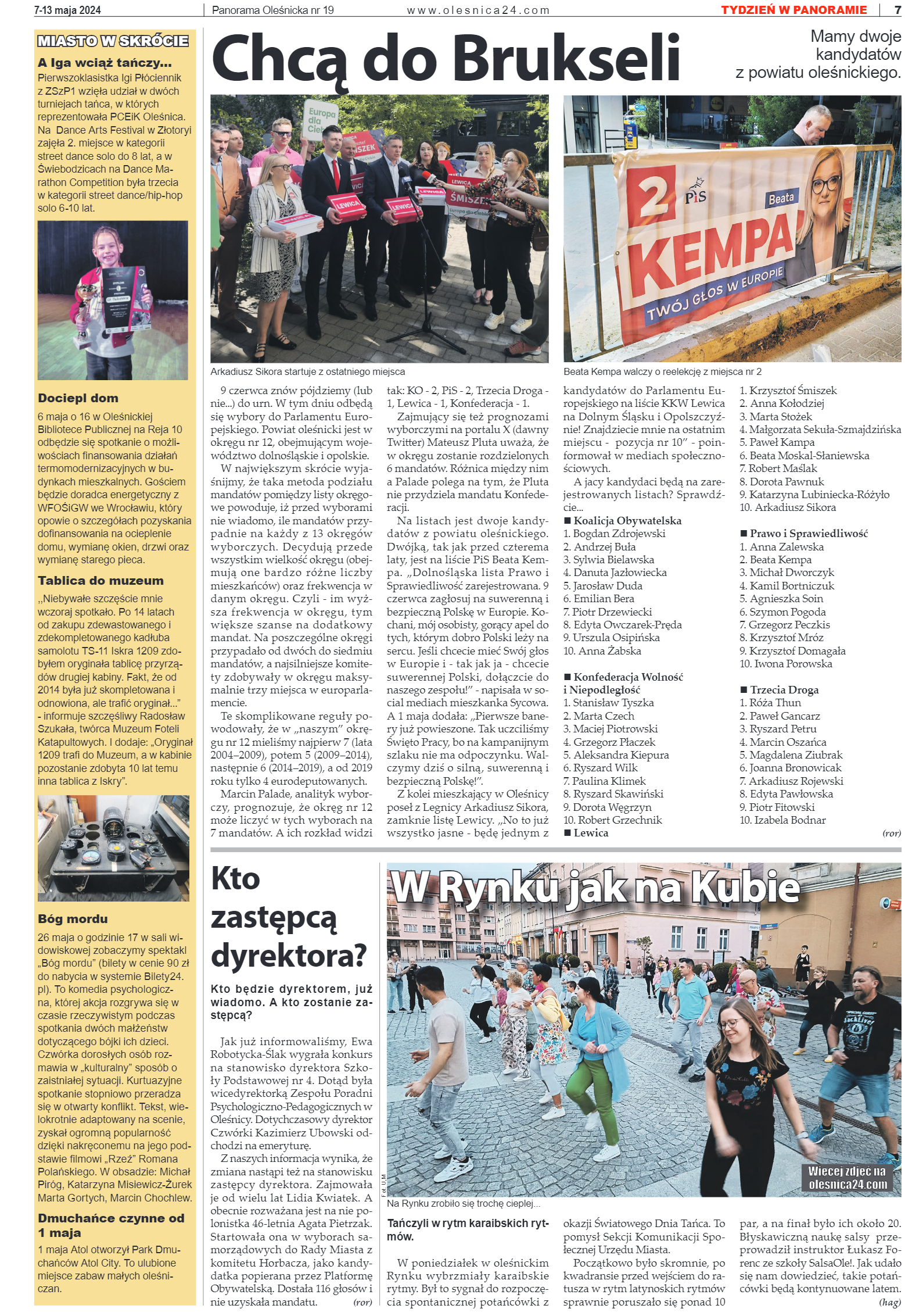 Panorama Oleśnicka nr 19 z 7 maja 2024 - strona 7