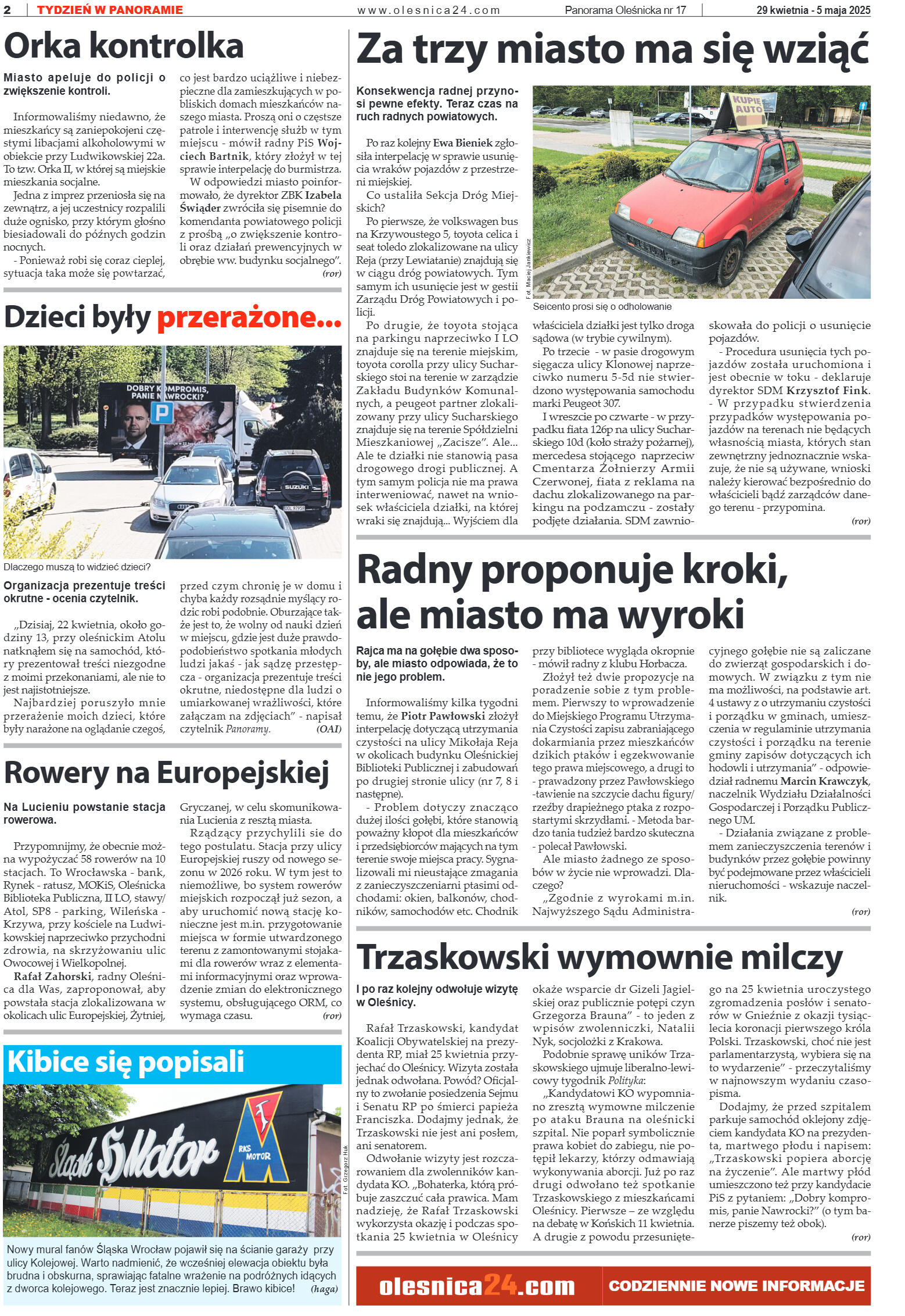Panorama Oleśnicka nr 17 z 29 kwietnia 2025 - strona 2
