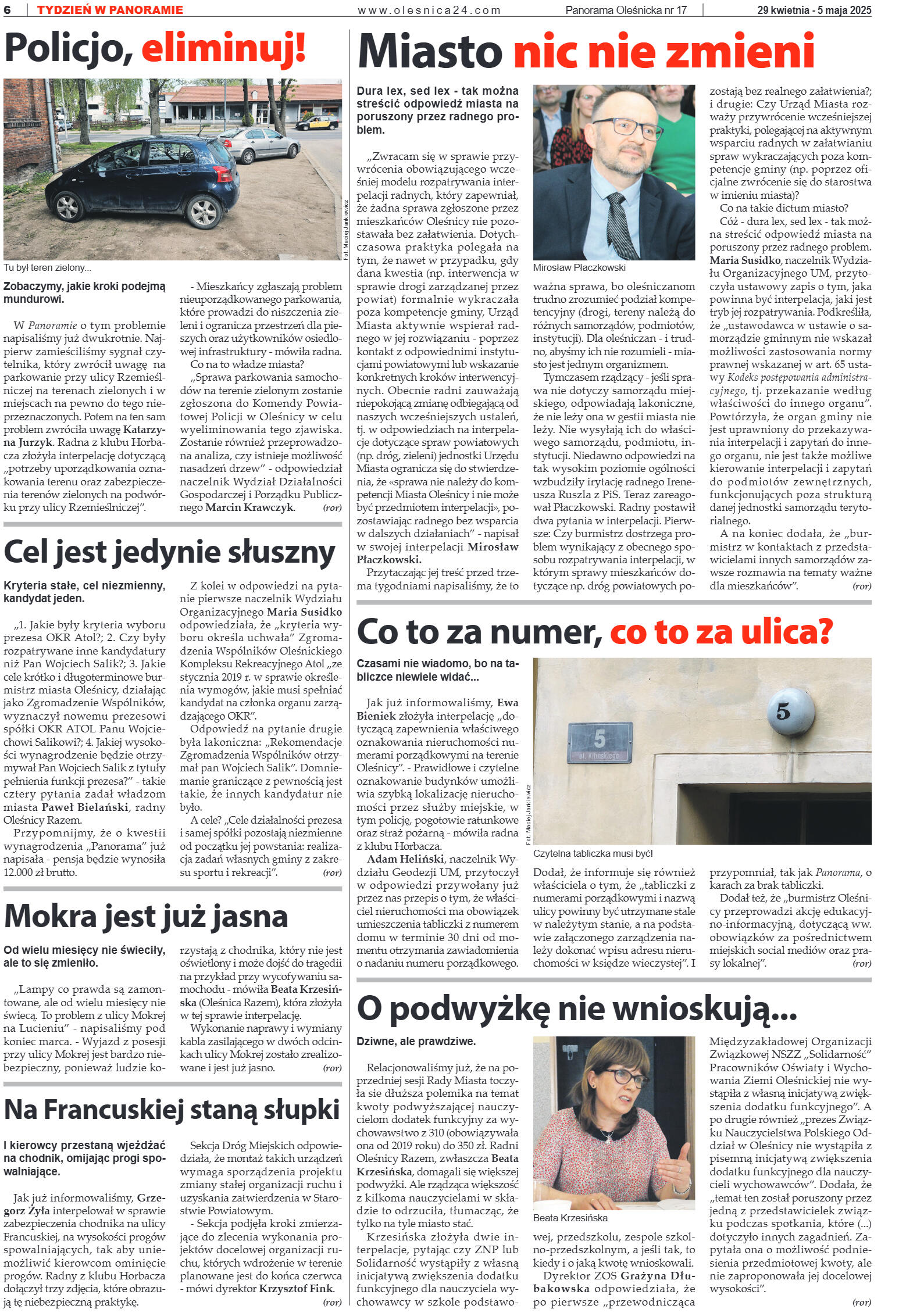 Panorama Oleśnicka nr 17 z 29 kwietnia 2025 - strona 6