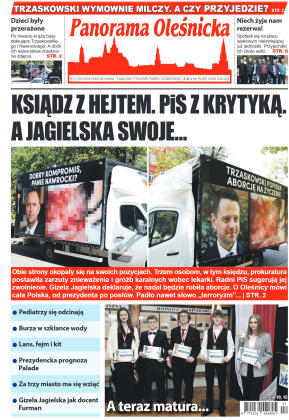 Panorama Oleśnicka nr 17 z 29 kwietnia 2025 - strona 1