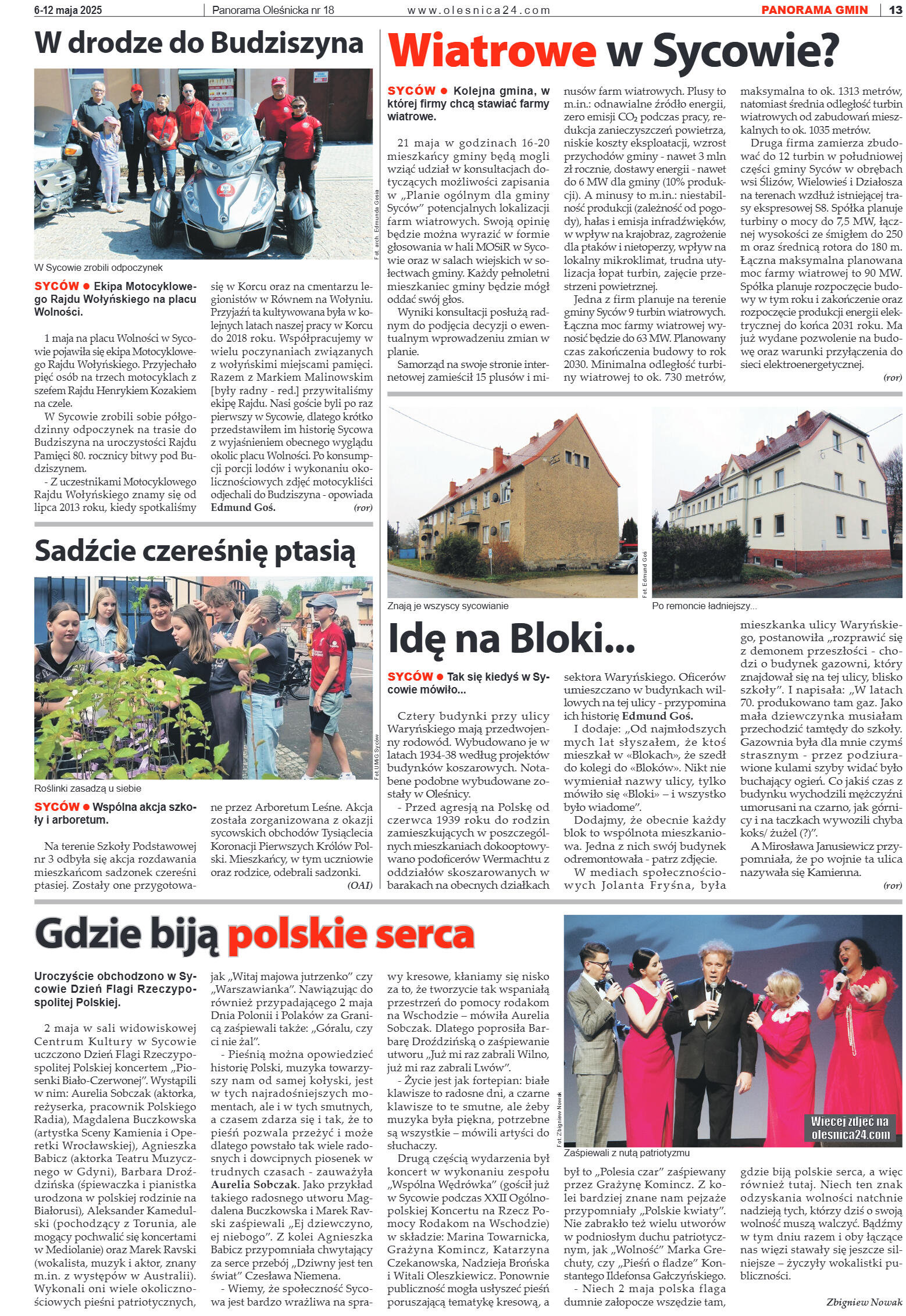Panorama Oleśnicka nr 18 z 6 maja 2025 - strona 13