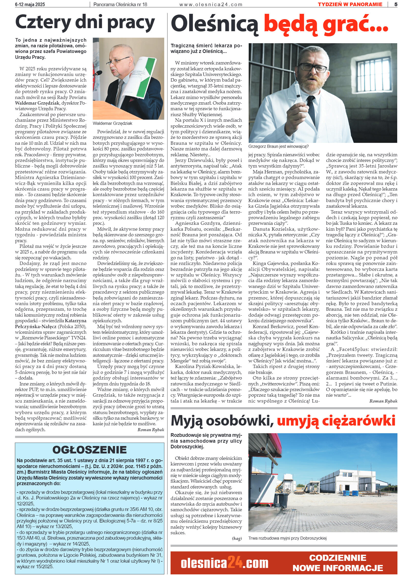Panorama Oleśnicka nr 18 z 6 maja 2025 - strona 5