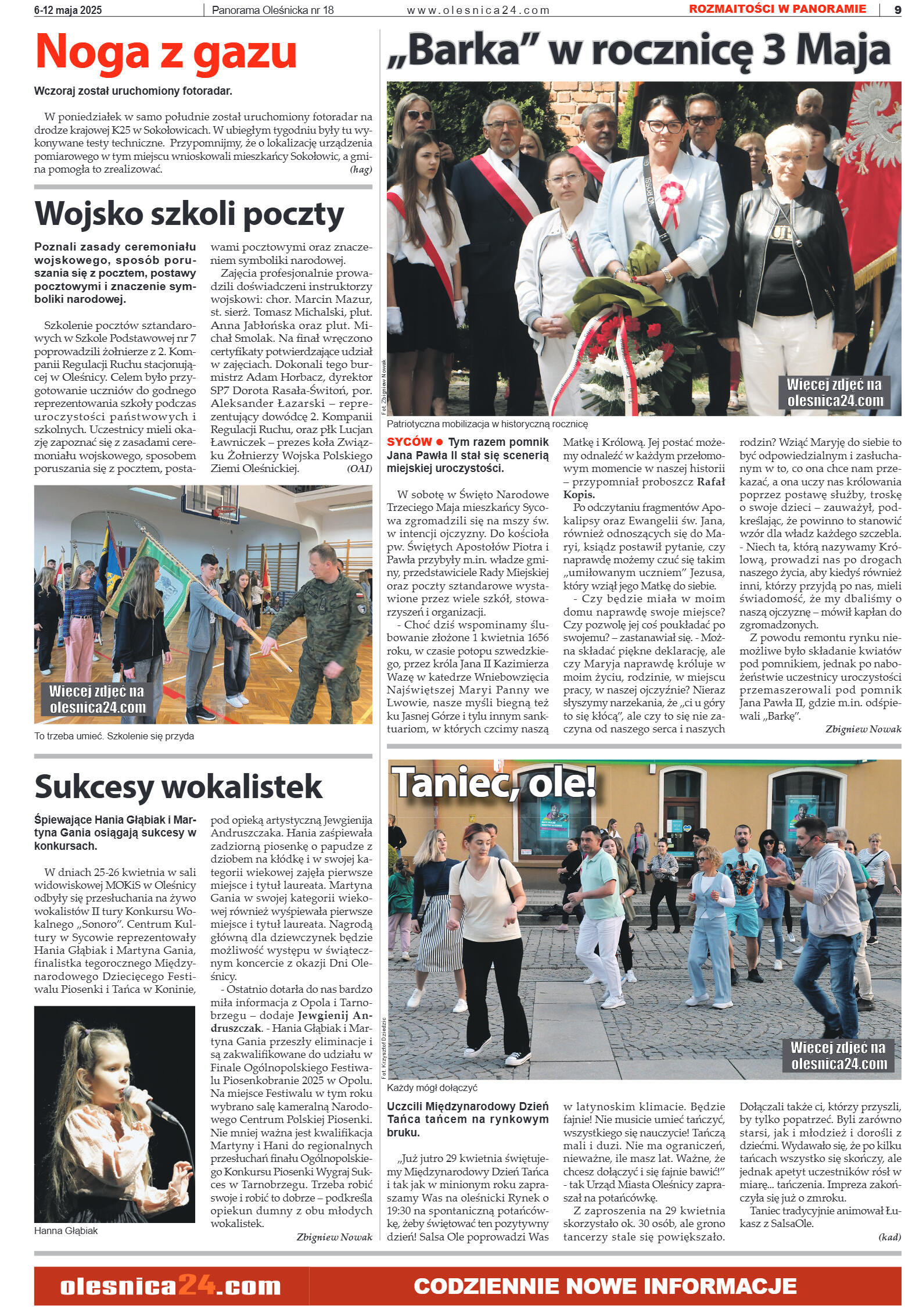 Panorama Oleśnicka nr 18 z 6 maja 2025 - strona 9