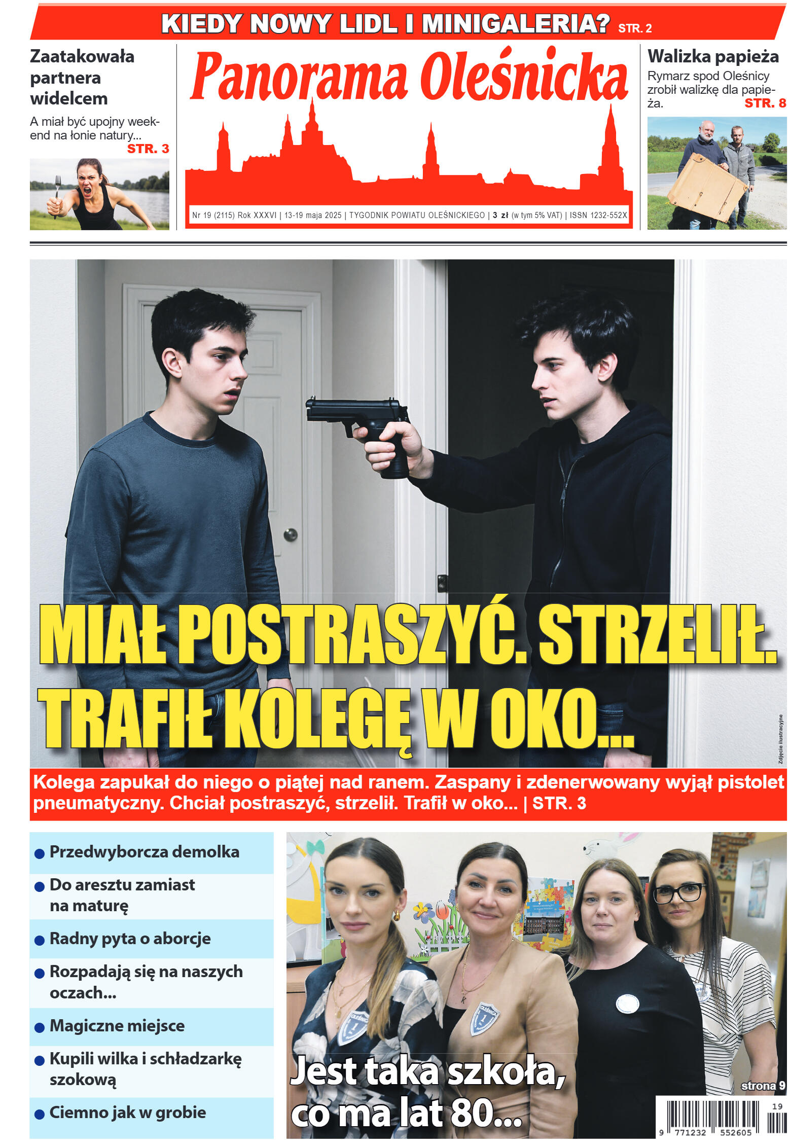 Panorama Oleśnicka nr 19 z 13 maja 2025 - strona 1