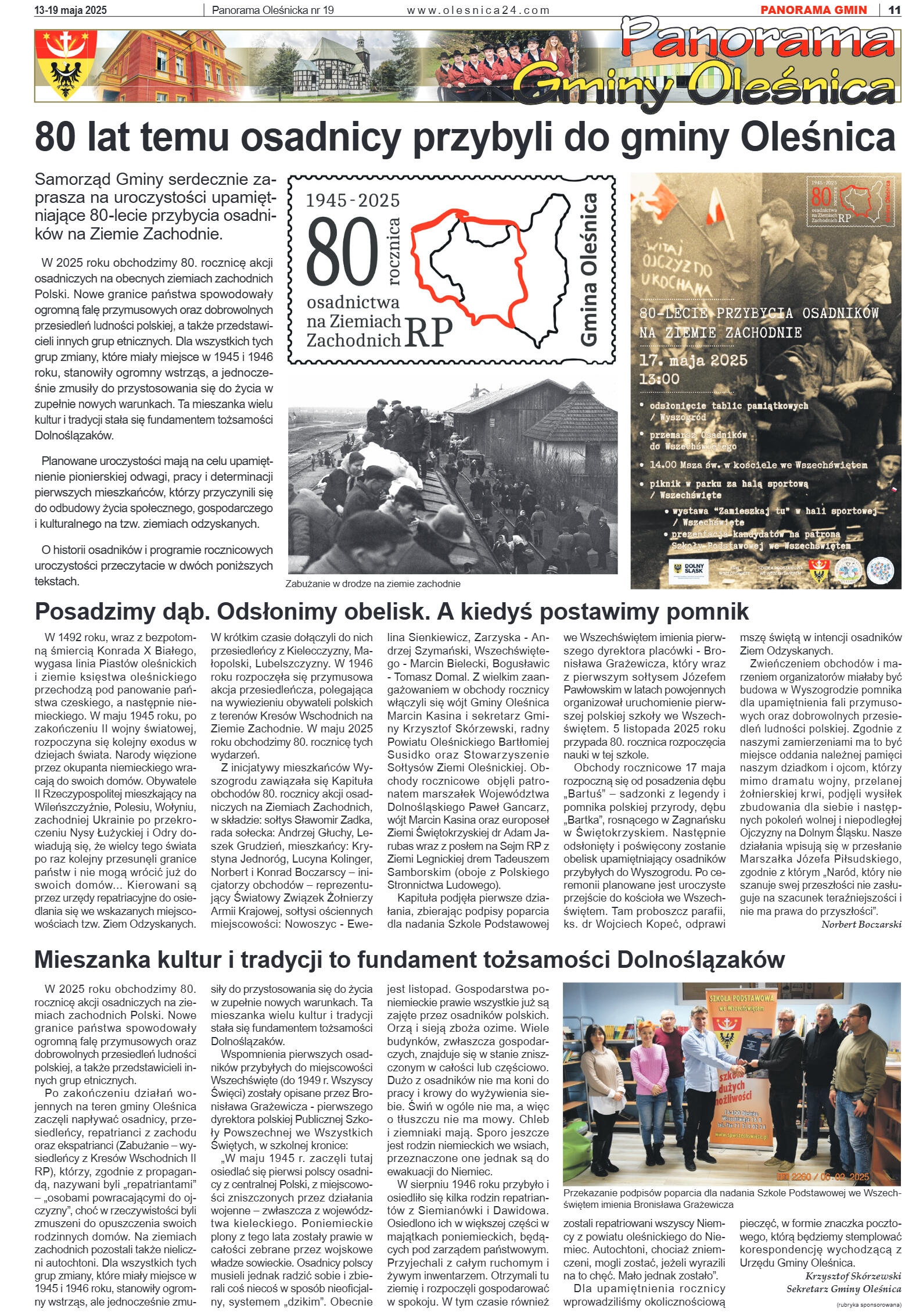 Panorama Oleśnicka nr 19 z 13 maja 2025 - strona 11
