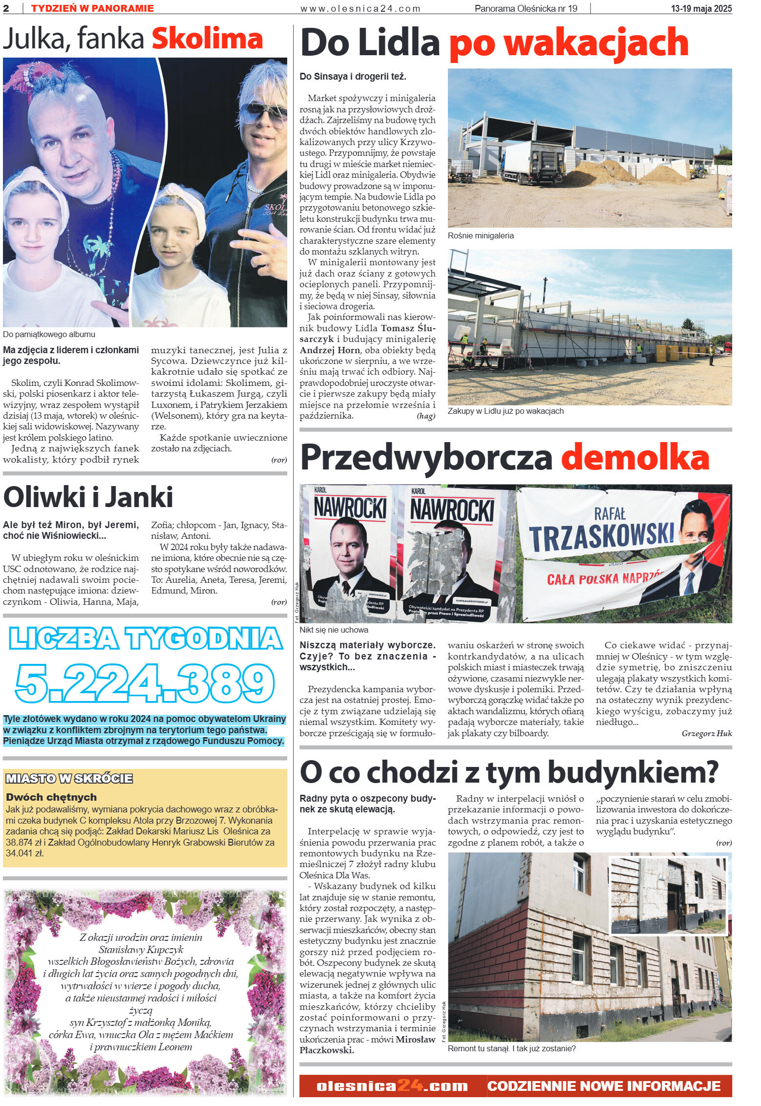 Panorama Oleśnicka nr 19 z 13 maja 2025 - strona 2