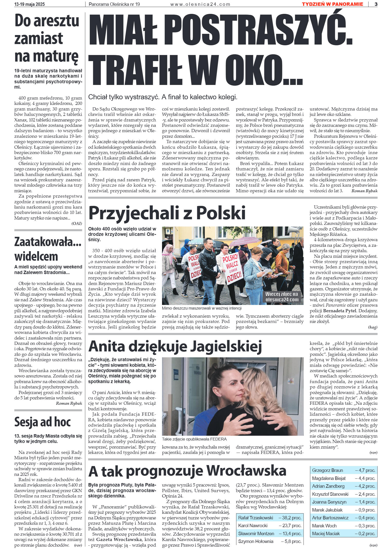 Panorama Oleśnicka nr 19 z 13 maja 2025 - strona 3