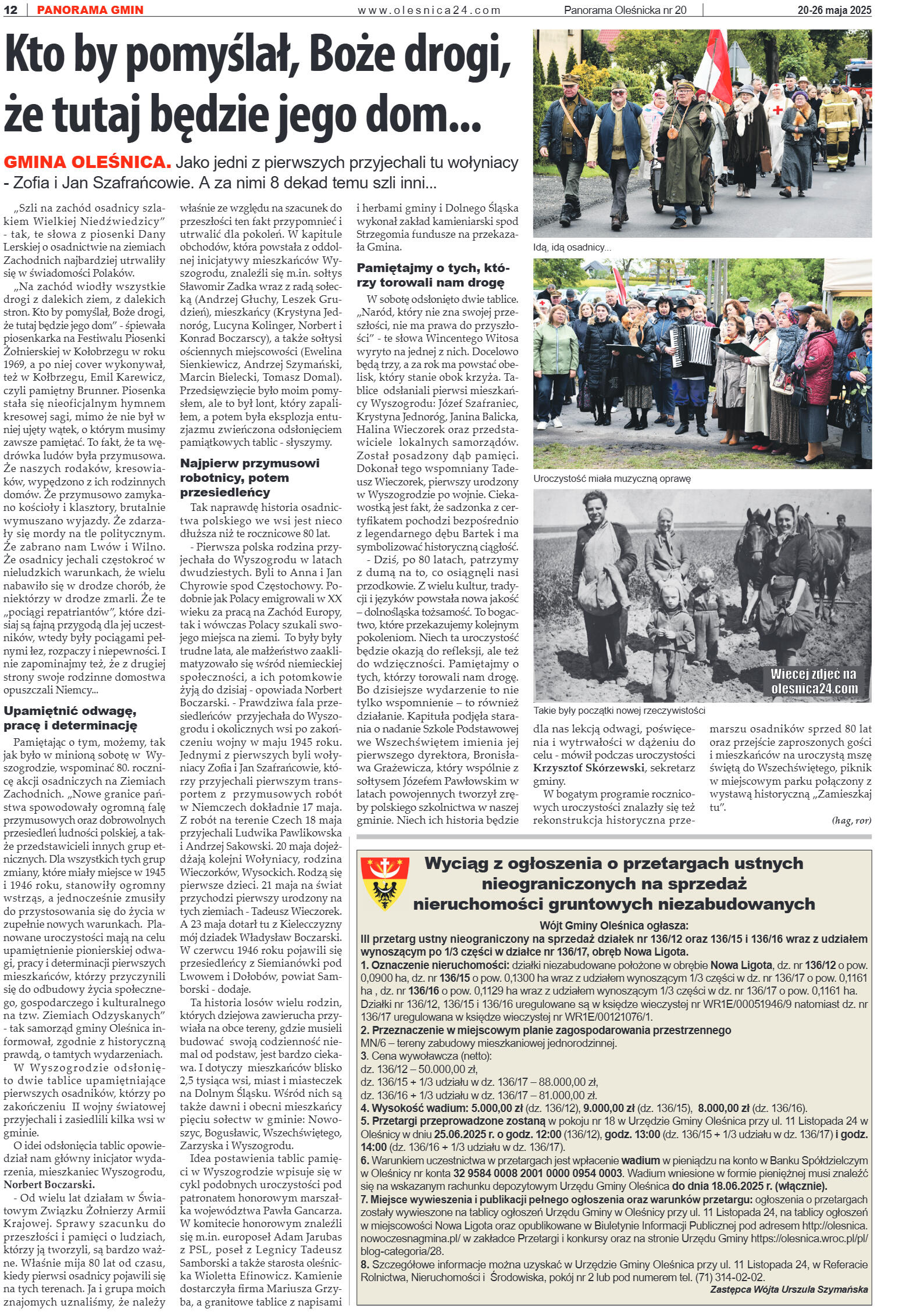 Panorama Oleśnicka nr 20 z 20 maja 2025 - strona 12